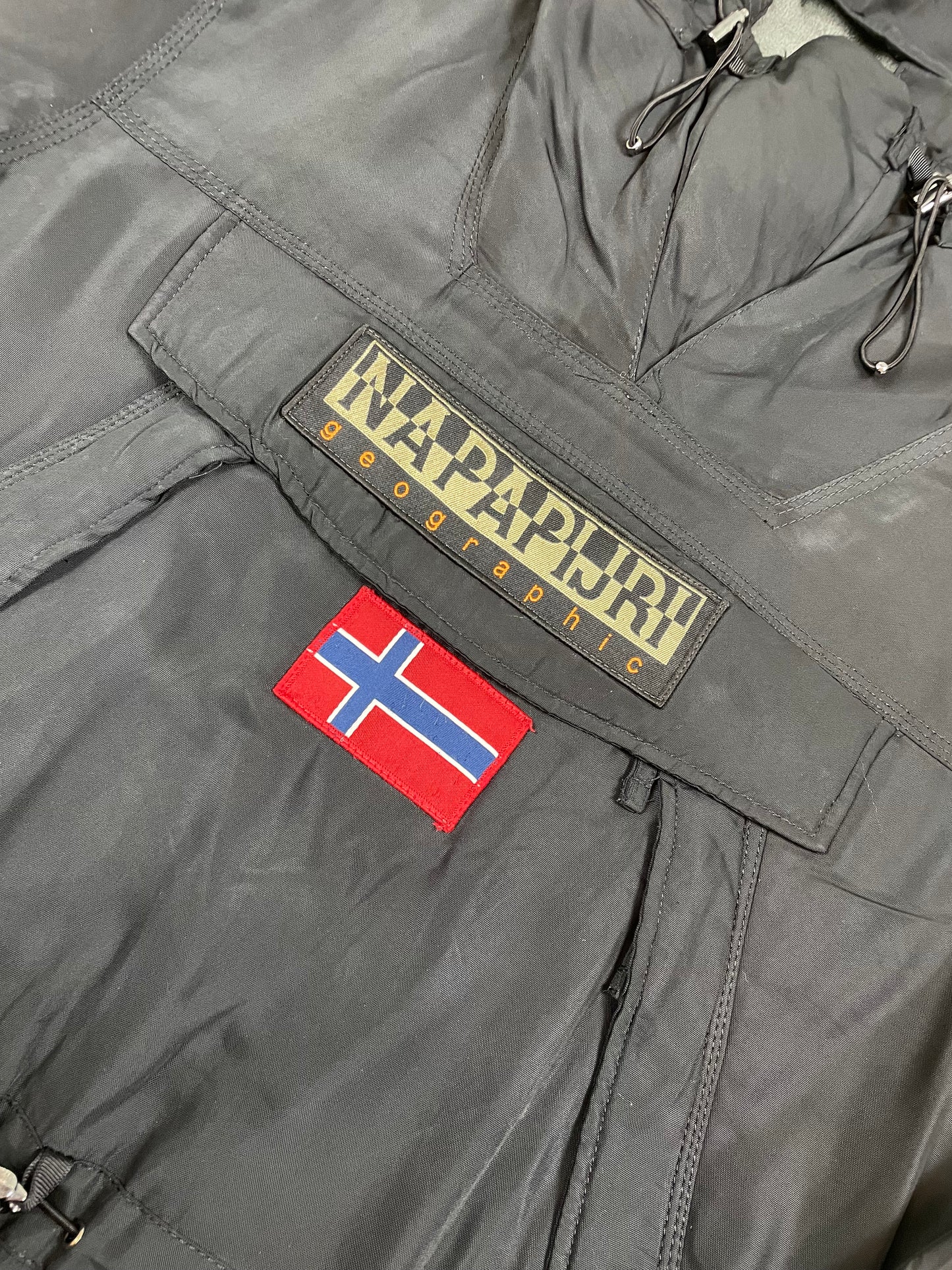 Napapijri Dicke Überziehjacke Schwarz S - Dicke Schlichte Herren Winterjacke