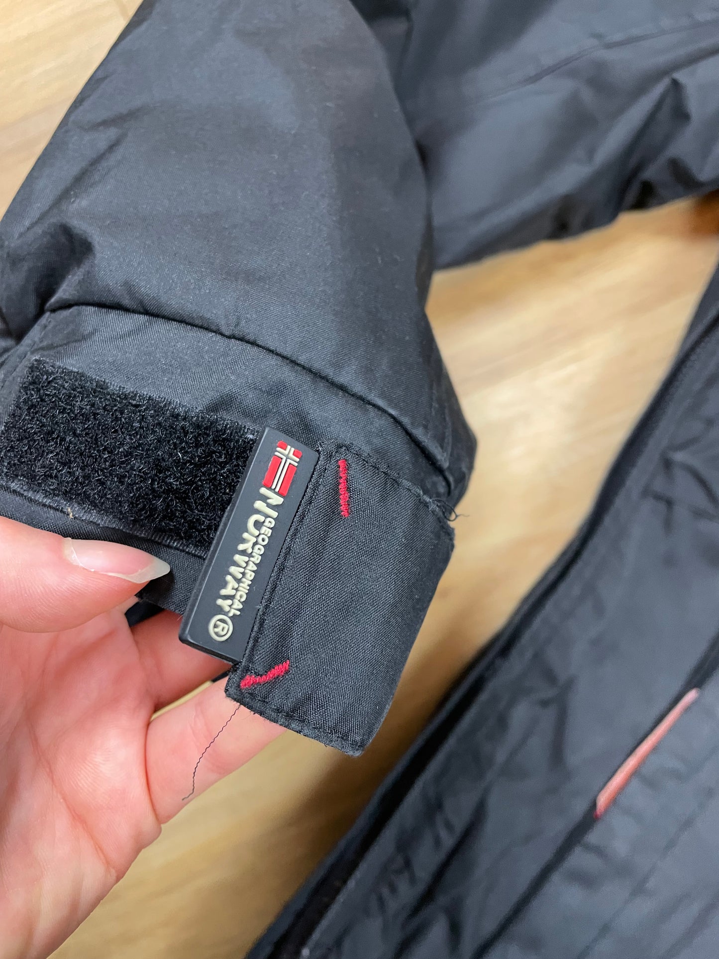 Geographical Norway Dicke Überzieh-Jacke Schwarz L - Schlichte & Warme Herren Winterjacke