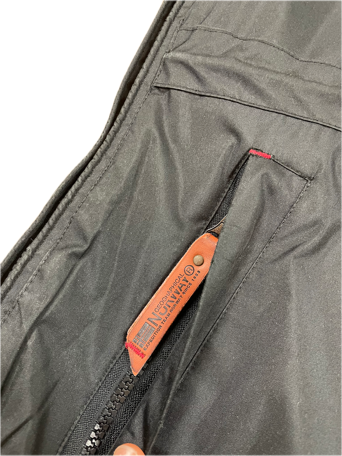 Geographical Norway Dicke Überzieh-Jacke Schwarz L - Schlichte & Warme Herren Winterjacke