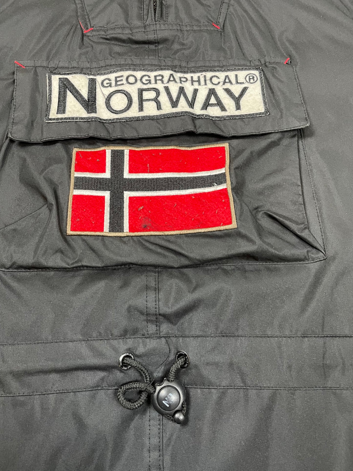 Geographical Norway Dicke Überzieh-Jacke Schwarz L - Schlichte & Warme Herren Winterjacke