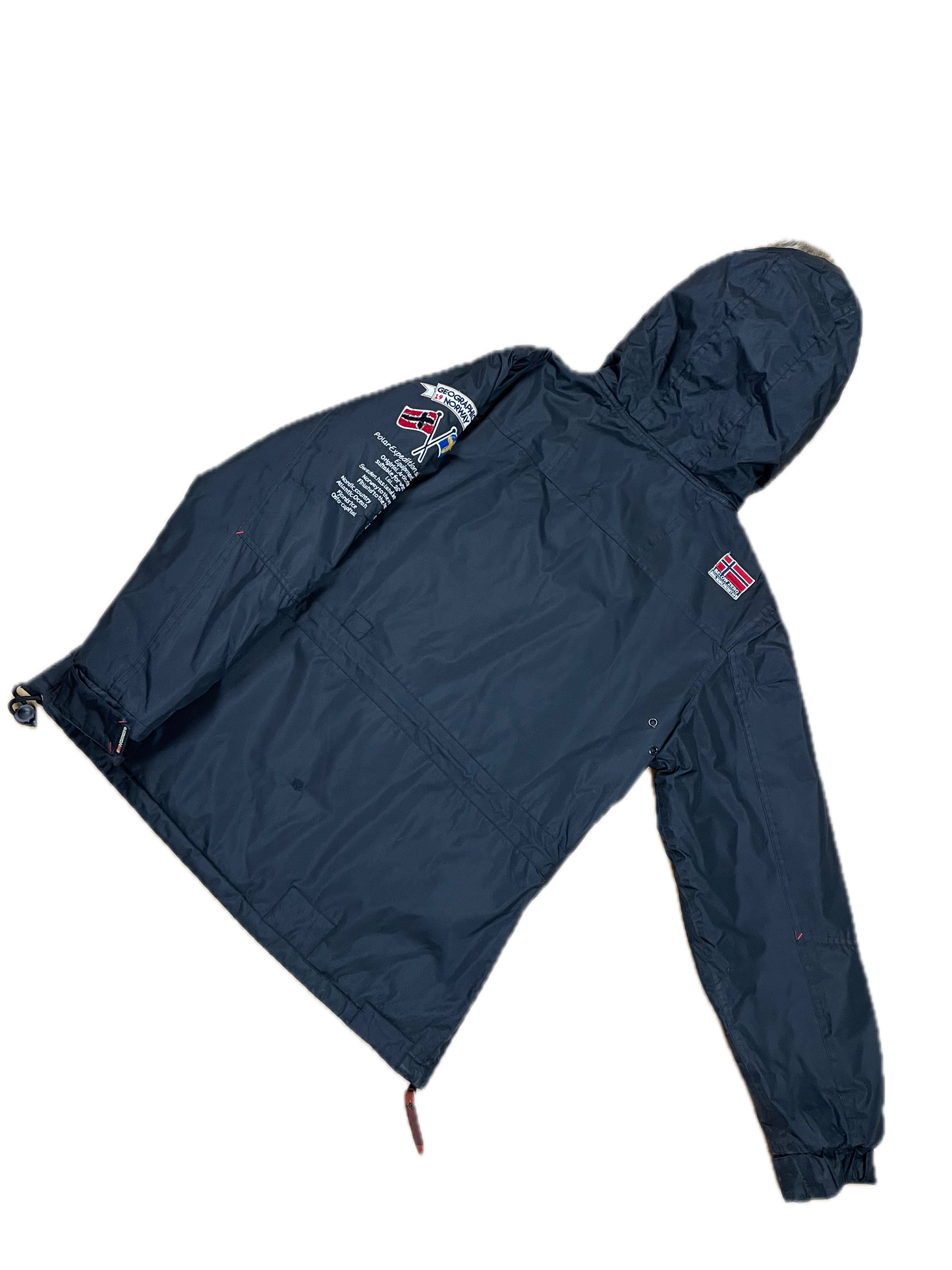 Geographical Norway Dicke Überzieh-Jacke Schwarz L - Schlichte & Warme Herren Winterjacke