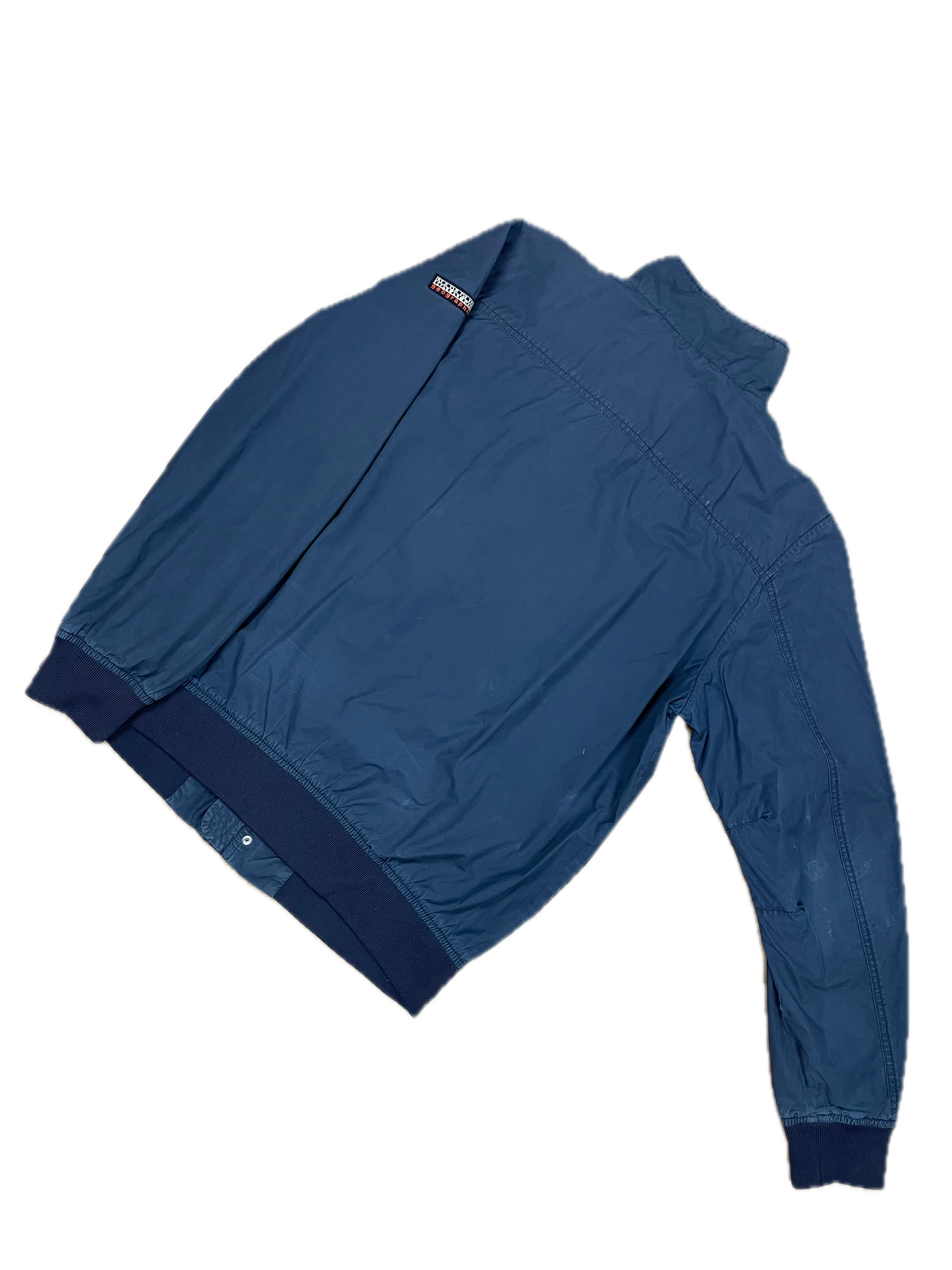 Vintage Napapijri Geographic Jacke Schwarz XXL - Schlichte & Warme Damen Jacke