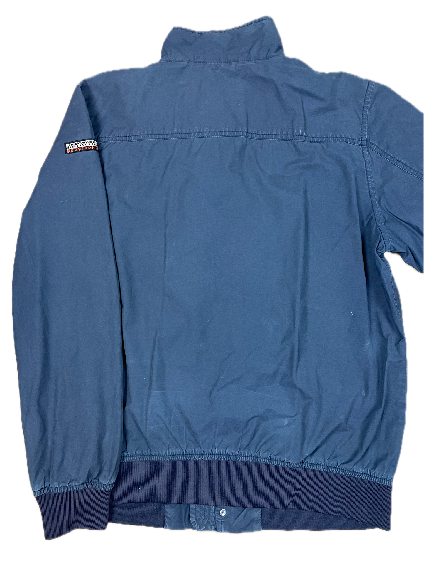 Vintage Napapijri Geographic Jacke Schwarz XXL - Schlichte & Warme Damen Jacke