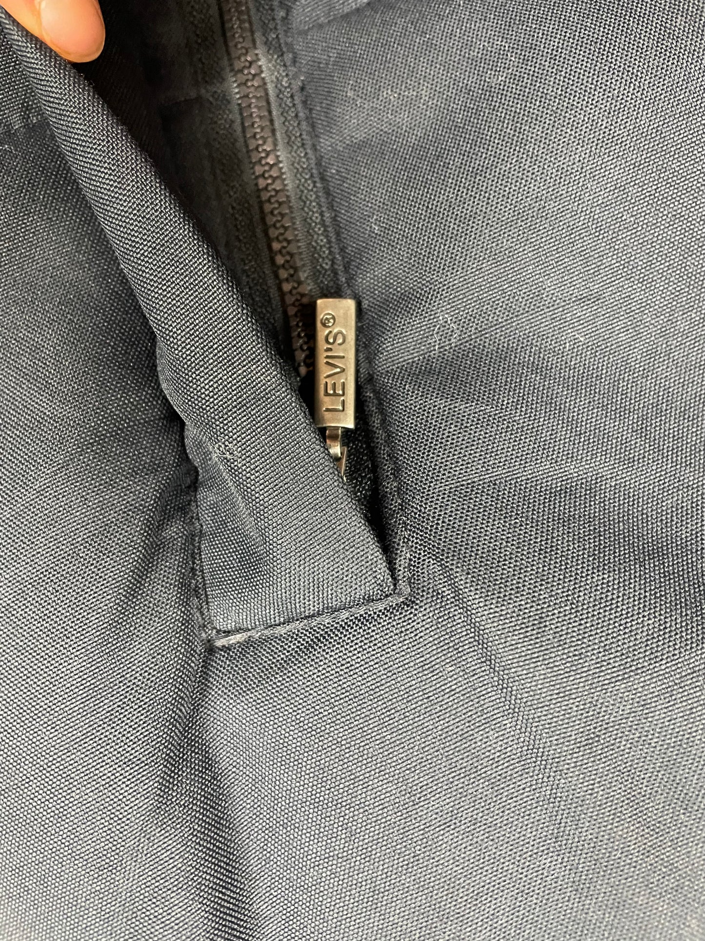 Vintage Levi‘s Winterjacke Schwarz XL - Langer & Dicker Herren Mantel
