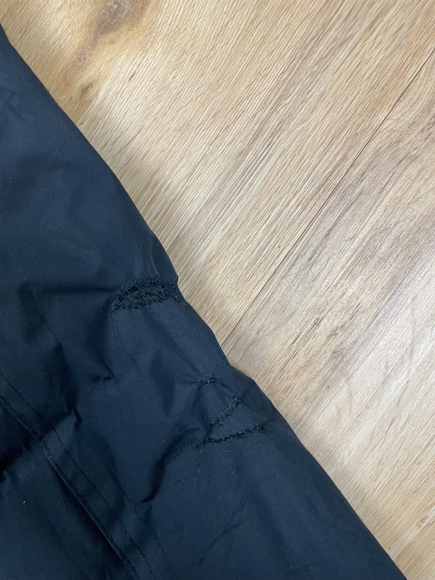 Vintage Geographical Norway Dicke Überziehjacke Schwarz S - Schlichte Herren Winterjacke