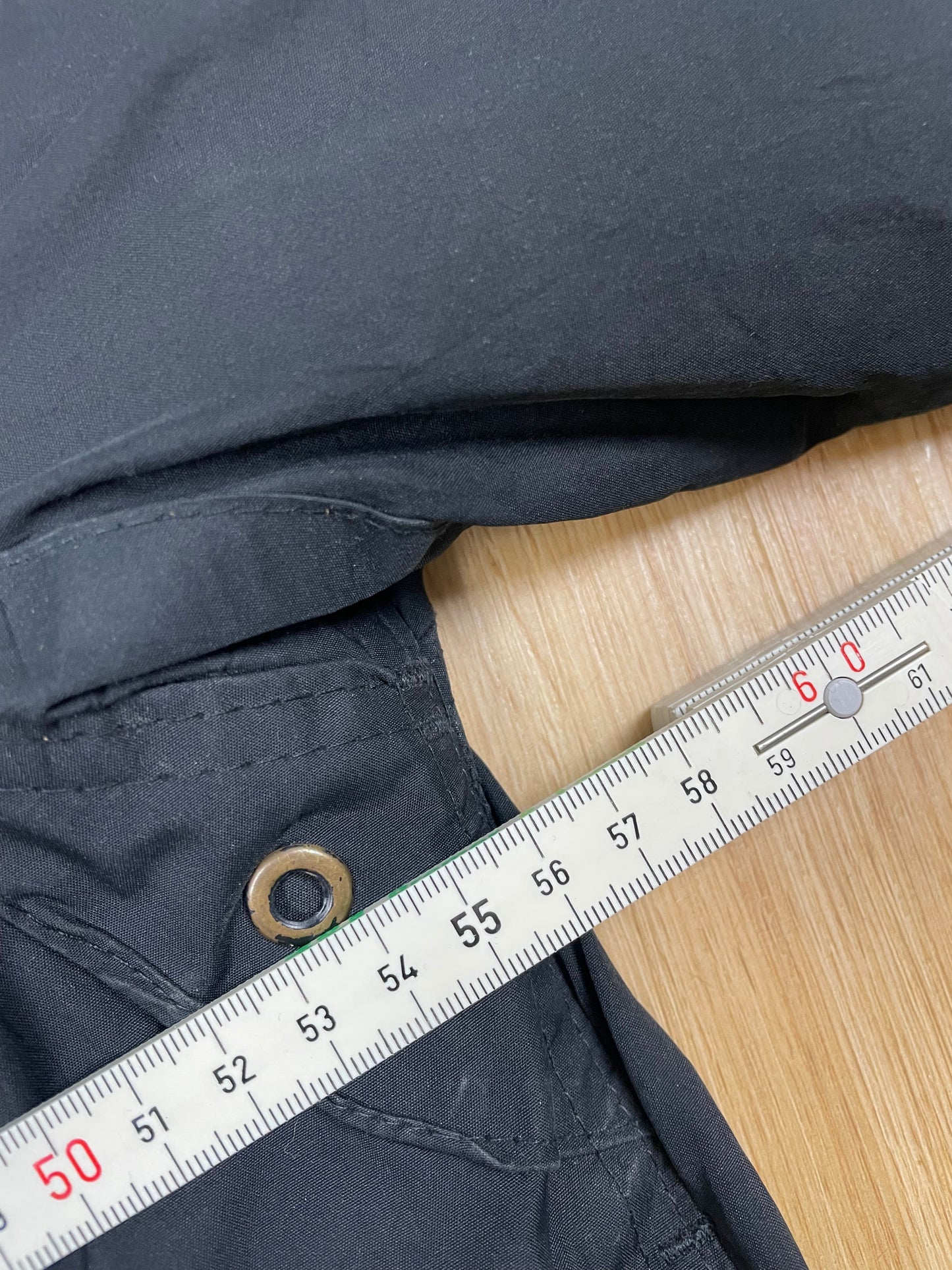 Vintage Geographical Norway Dicke Überziehjacke Schwarz S - Schlichte Herren Winterjacke