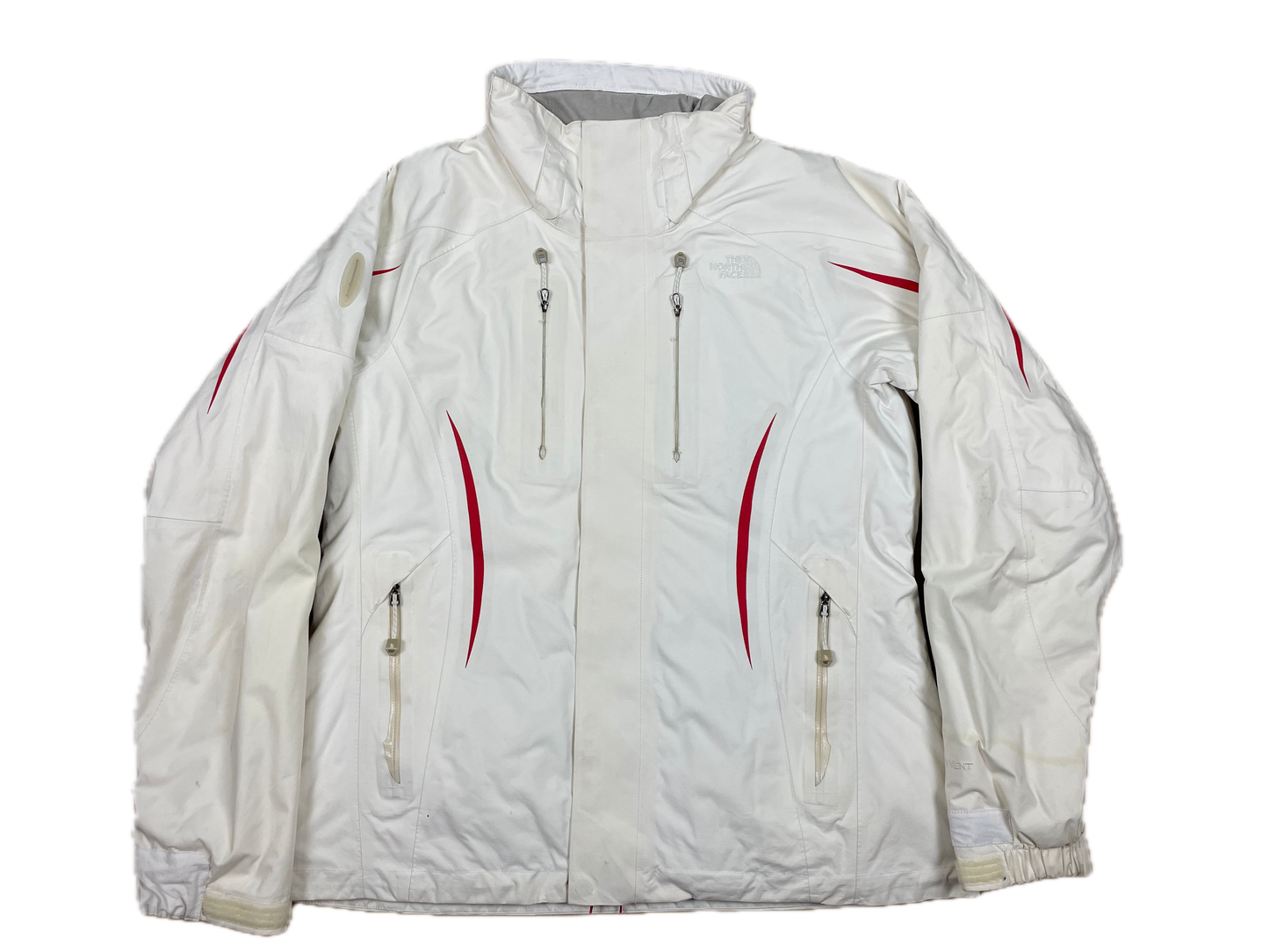The North Face Dicke Jacke Creme L - Schlichte & Praktische Damen Jacke