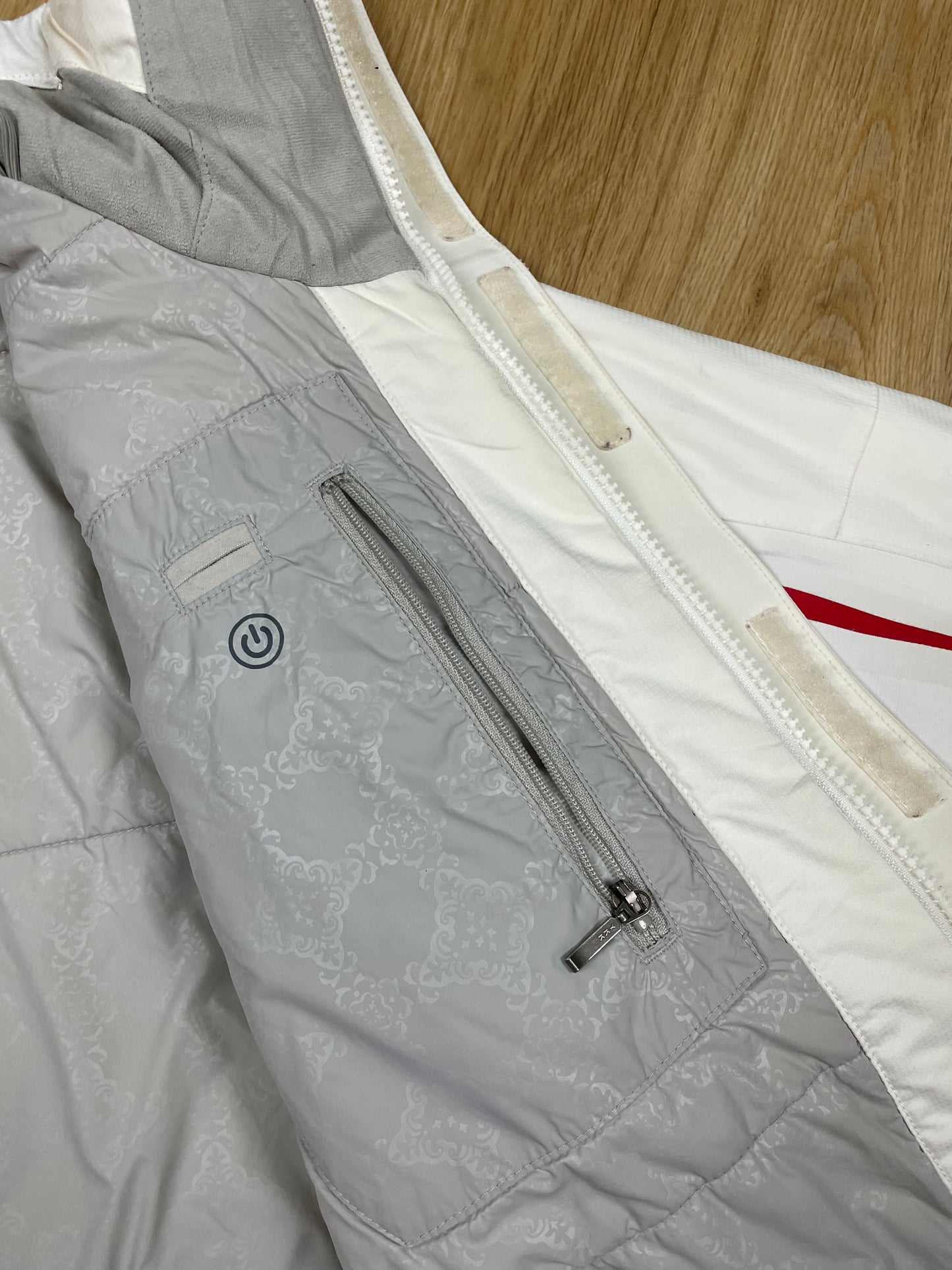 The North Face Dicke Jacke Creme L - Schlichte & Praktische Damen Jacke