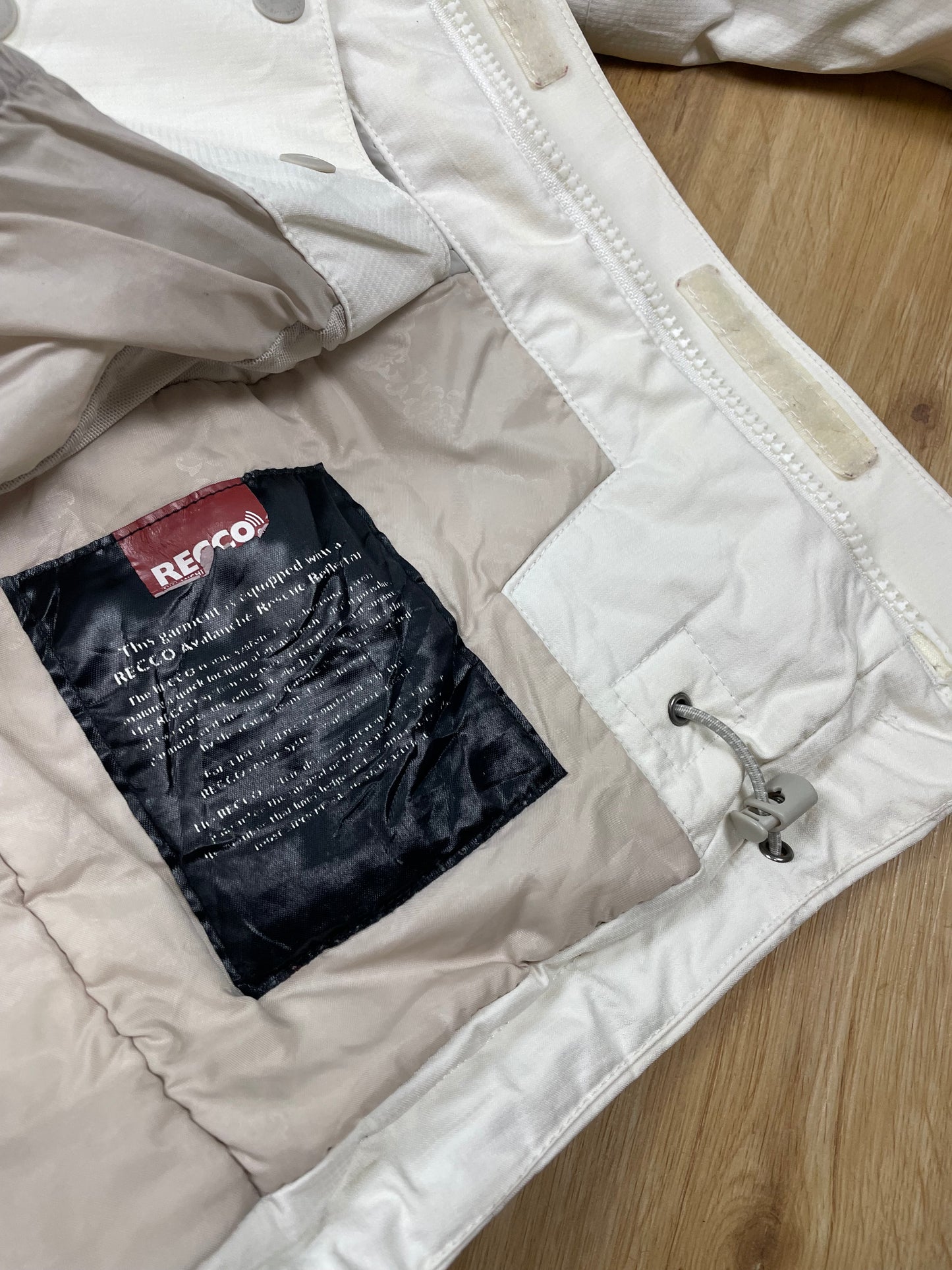 The North Face Dicke Jacke Creme L - Schlichte & Praktische Damen Jacke