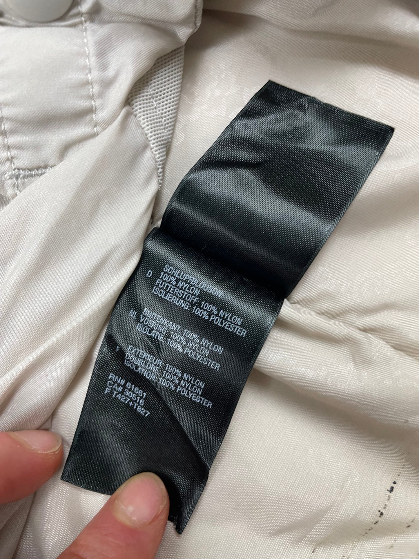 The North Face Dicke Jacke Creme L - Schlichte & Praktische Damen Jacke