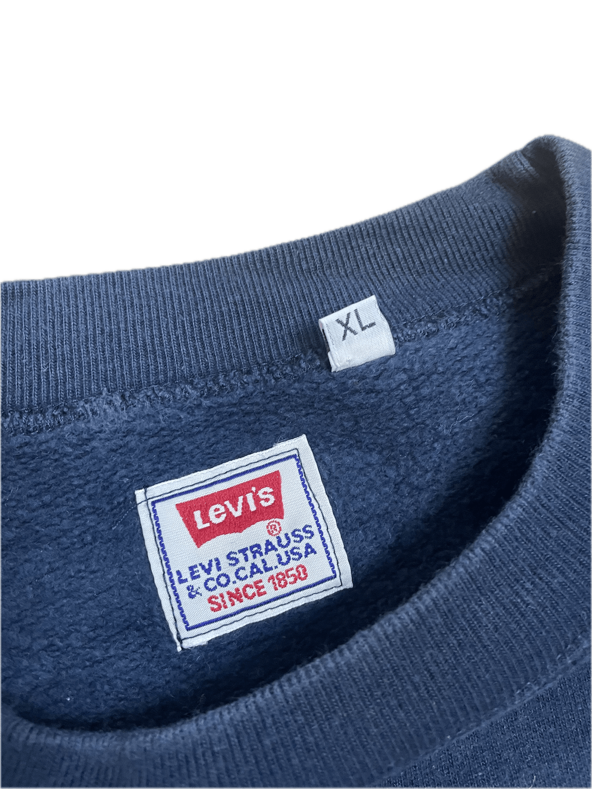 Vintage Levi's Sweater Schwarz XL - Basic Herren Pullover Vintage Klamotten, Secondhand Klamotten, Retro Mode, Nachhaltige Mode, Einzigartige Stücke, Zeitlose Mode, Umweltfreundliche Kleidung, Stilvolle Secondhand Mode, Hochwertige Vintage Kleidung