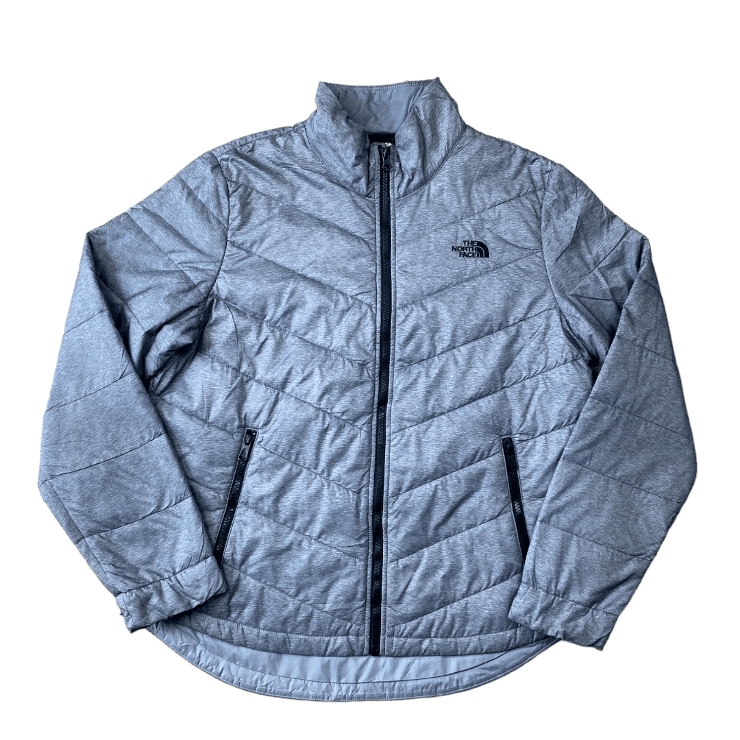 The North Face Jacke Grau L - Funktionale und Bequeme Jacke Vintage Klamotten, Secondhand Klamotten, Retro Mode, Nachhaltige Mode, Einzigartige Stücke, Zeitlose Mode, Umweltfreundliche Kleidung, Stilvolle Secondhand Mode, Hochwertige Vintage Kleidung