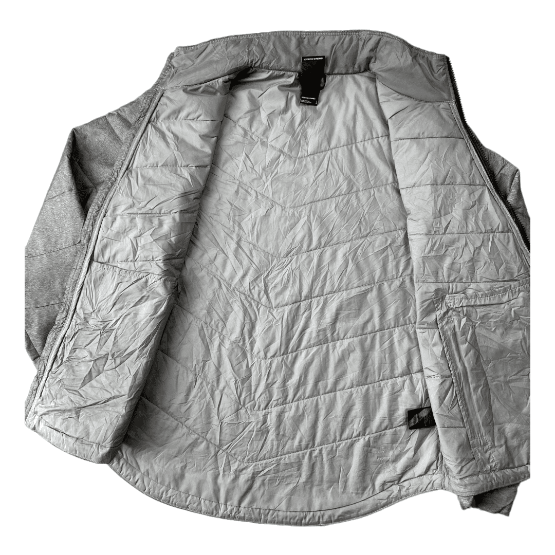 The North Face Jacke Grau L - Funktionale und Bequeme Jacke Vintage Klamotten, Secondhand Klamotten, Retro Mode, Nachhaltige Mode, Einzigartige Stücke, Zeitlose Mode, Umweltfreundliche Kleidung, Stilvolle Secondhand Mode, Hochwertige Vintage Kleidung
