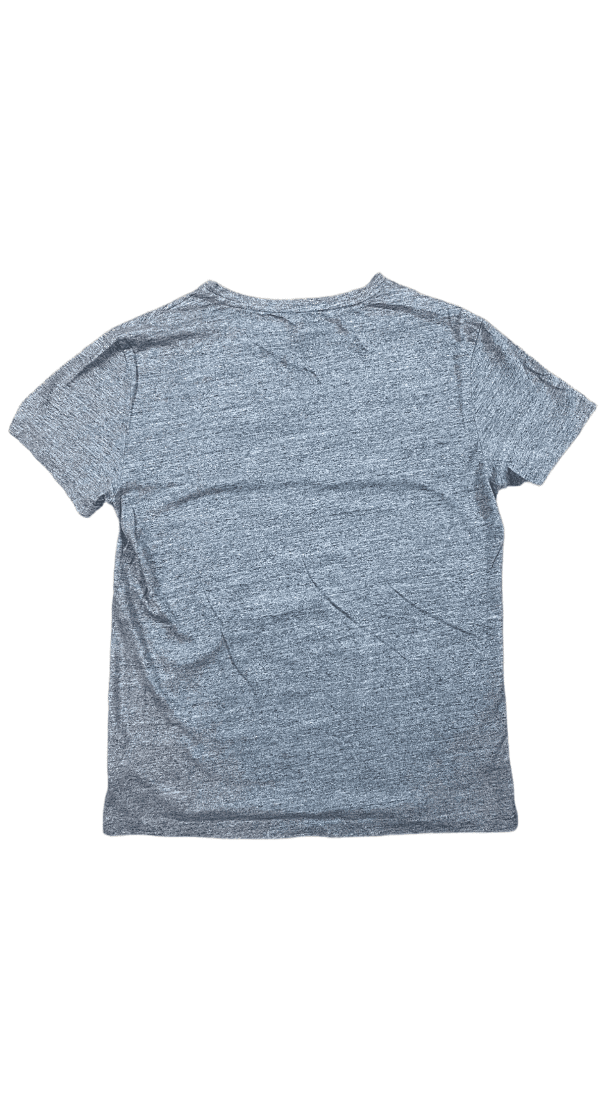 Vintage Ralph Lauren T-Shirt Grau S - Basic Herren Shirt mit V-Ausschnitt Vintage Klamotten, Secondhand Klamotten, Retro Mode, Nachhaltige Mode, Einzigartige Stücke, Zeitlose Mode, Umweltfreundliche Kleidung, Stilvolle Secondhand Mode, Hochwertige Vintage Kleidung