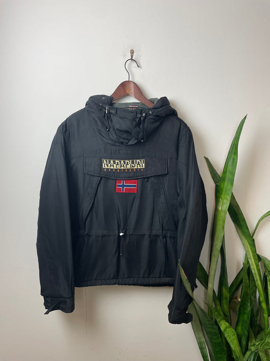 Napapijri Dicke Überziehjacke Schwarz S - Dicke Schlichte Herren Winterjacke