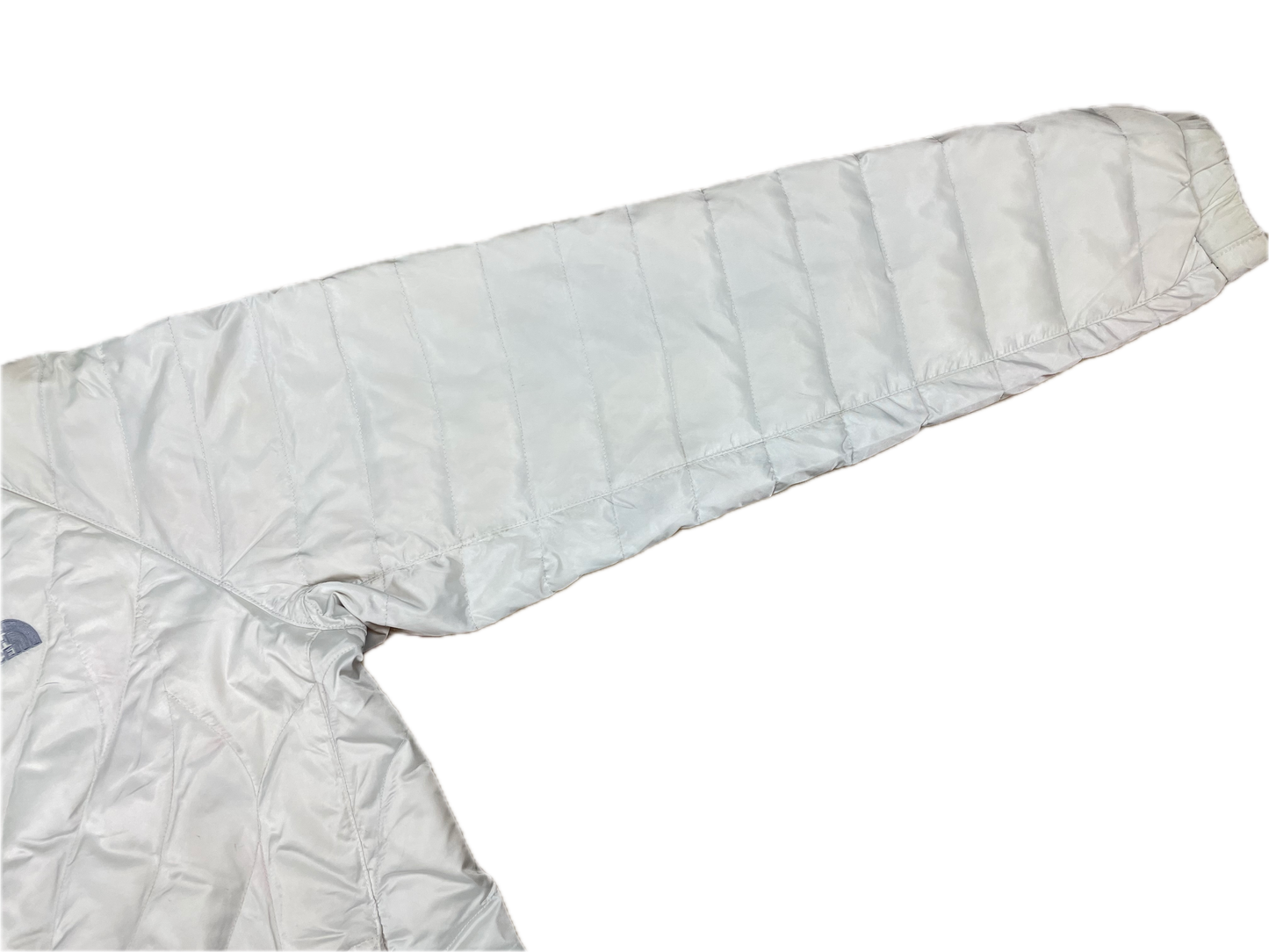 The North Face Puffer Jacket 550 Weiß L - Schlichte & Warme Damen Jacke