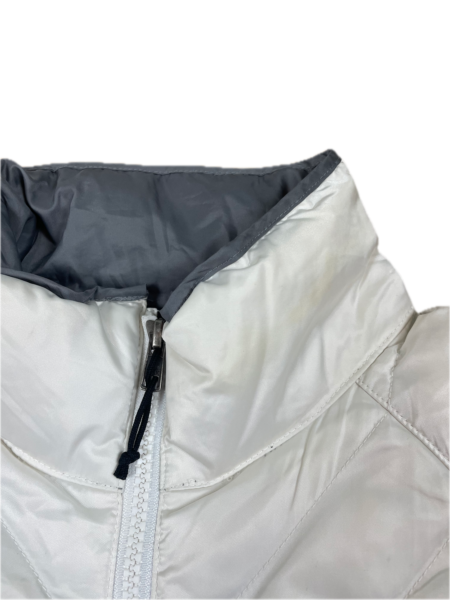 The North Face Puffer Jacket 550 Weiß L - Schlichte & Warme Damen Jacke