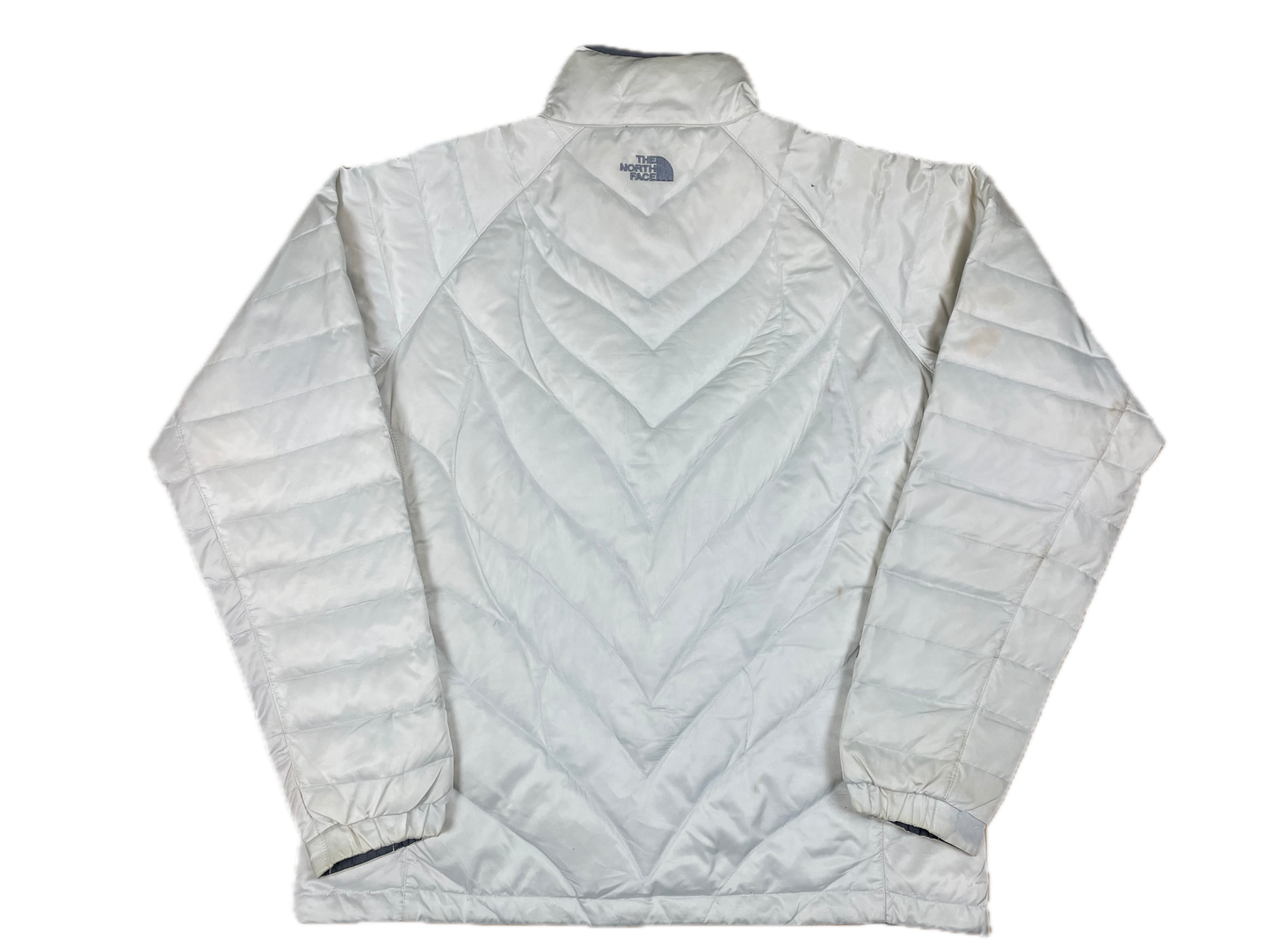 The North Face Puffer Jacket 550 Weiß L - Schlichte & Warme Damen Jacke