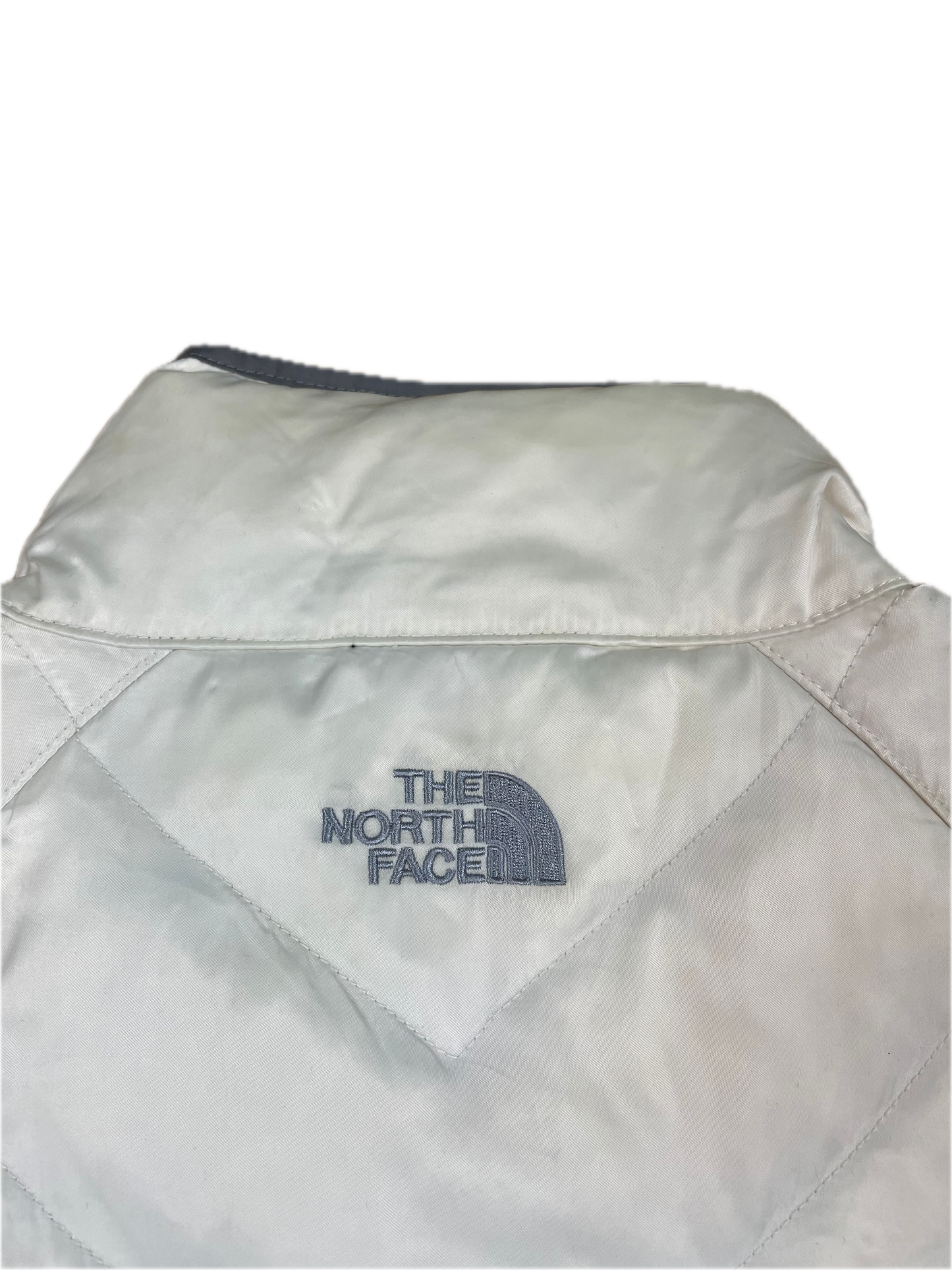 The North Face Puffer Jacket 550 Weiß L - Schlichte & Warme Damen Jacke