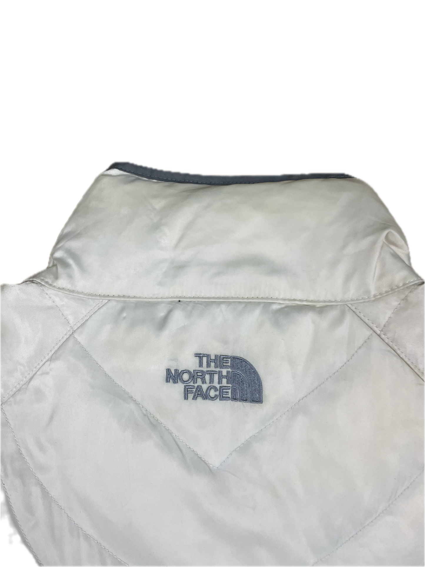 The North Face Puffer Jacket 550 Weiß L - Schlichte & Warme Damen Jacke