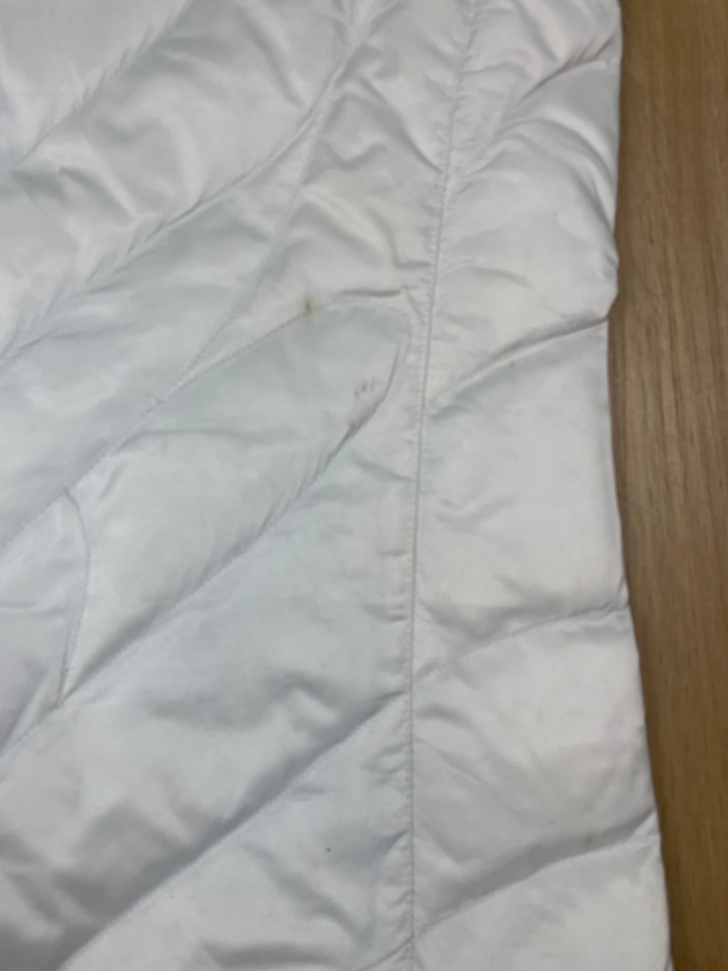 The North Face Puffer Jacket 550 Weiß L - Schlichte & Warme Damen Jacke
