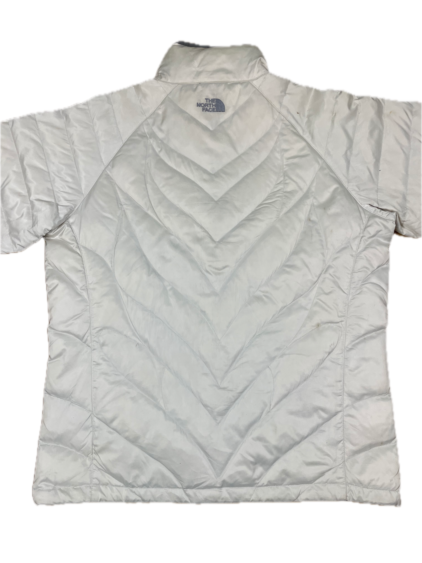 The North Face Puffer Jacket 550 Weiß L - Schlichte & Warme Damen Jacke