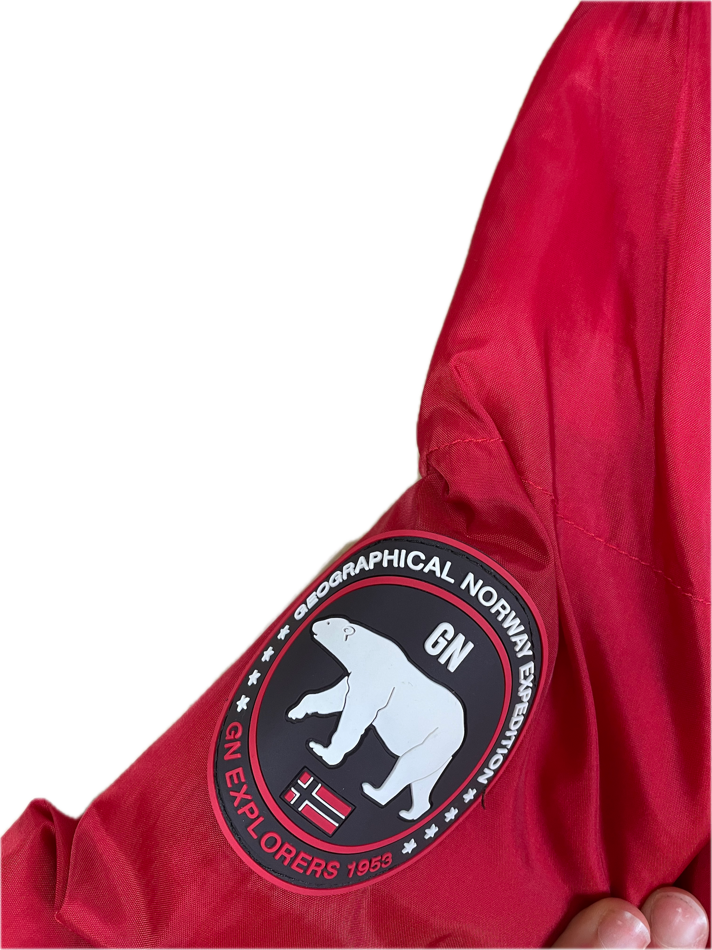 Geographical Norway Dicke Überziehjacke Rot L - Warme Herren Winterjacke