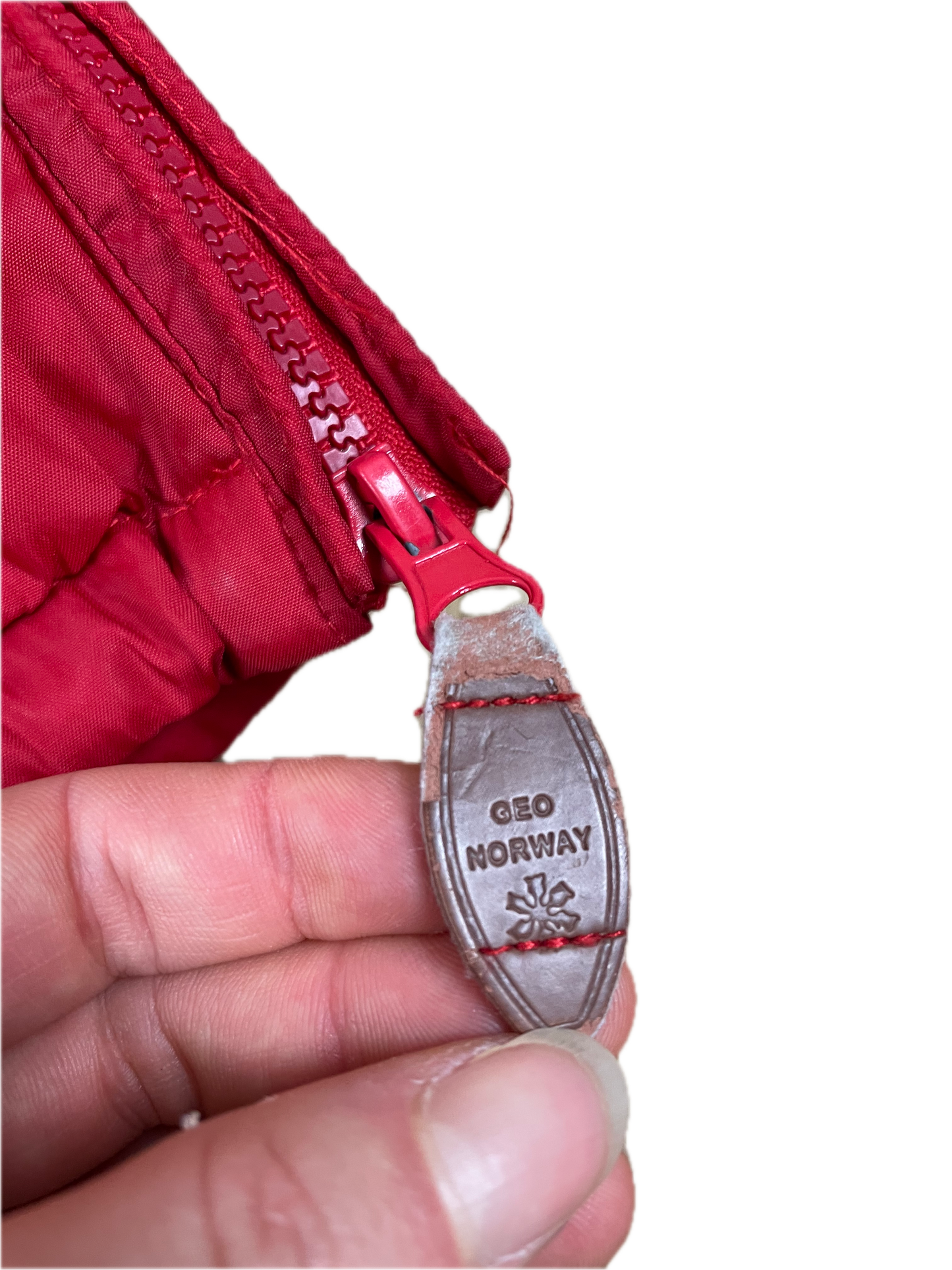 Geographical Norway Dicke Überziehjacke Rot L - Warme Herren Winterjacke