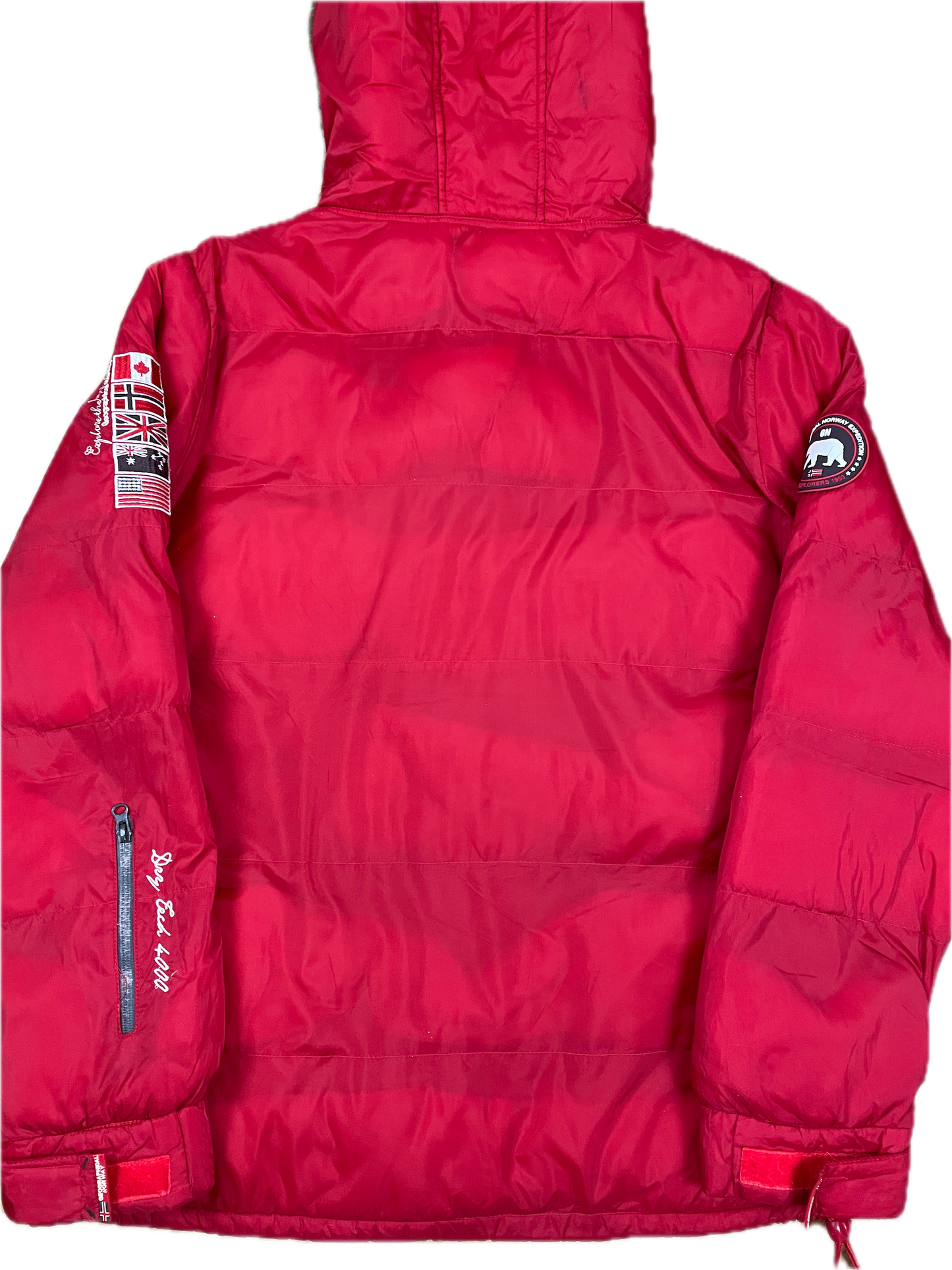 Geographical Norway Dicke Überziehjacke Rot L - Warme Herren Winterjacke