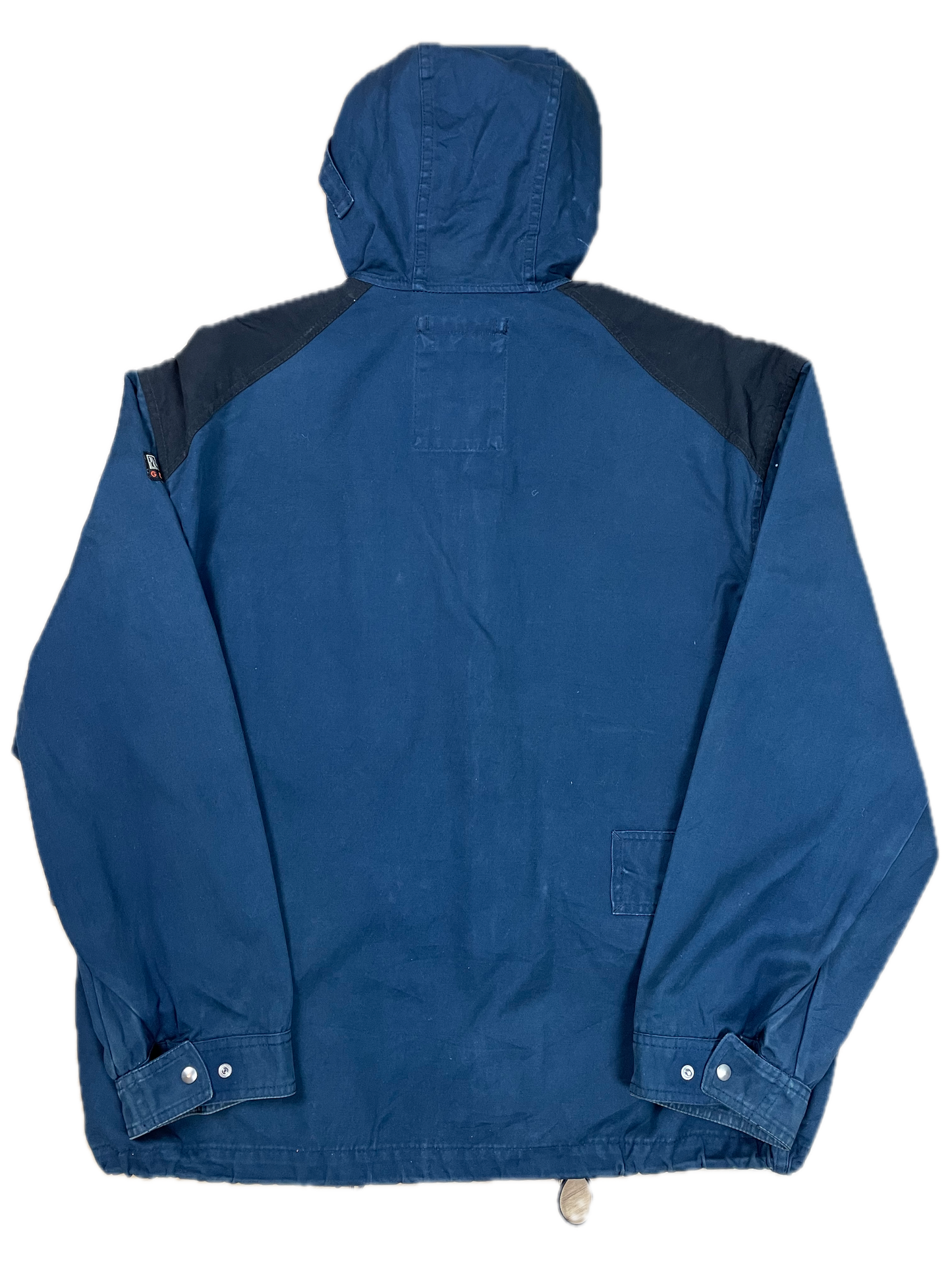 Vintage Napapijri Geographic Jacke Schwarz XL - Praktische Herren Outdoor Jacke