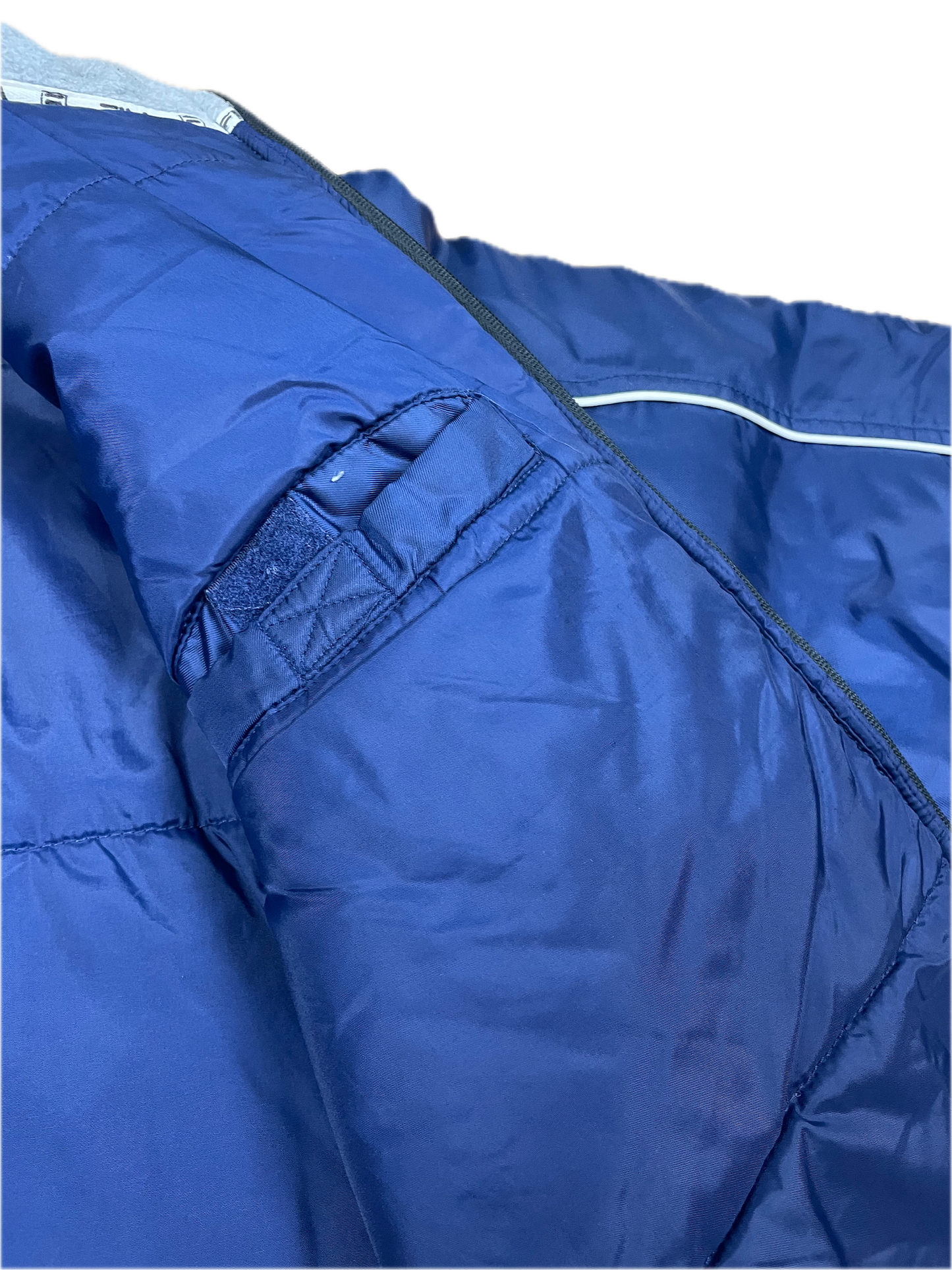 Vintage FILA Dicke Jacke Marineblau L - Warme Steppjacke für Herren