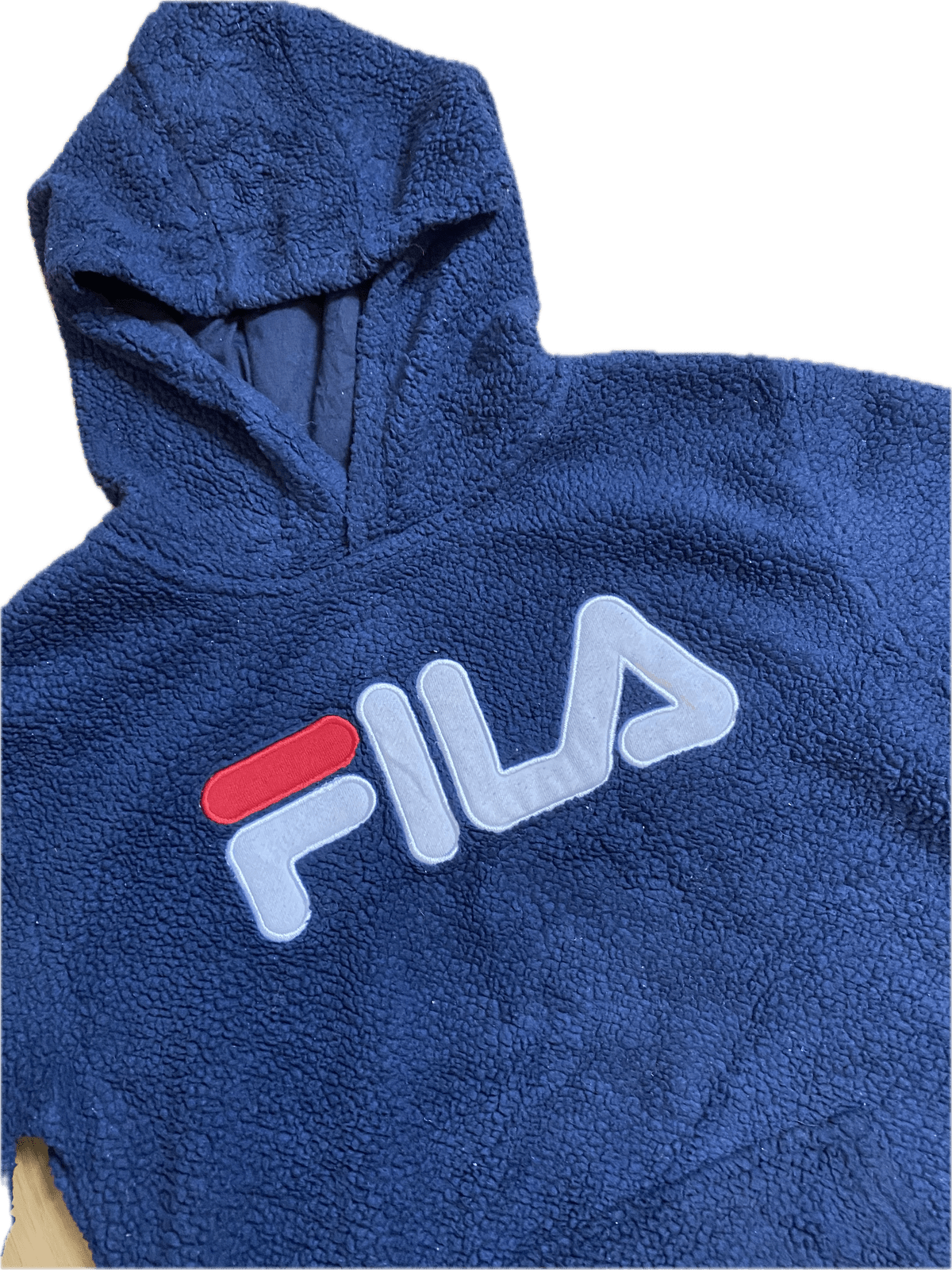Real Vintage Fila Hoodie Dunkelblau S - Stylischer und Bequemer Hoodie Vintage Klamotten, Secondhand Klamotten, Retro Mode, Nachhaltige Mode, Einzigartige Stücke, Zeitlose Mode, Umweltfreundliche Kleidung, Stilvolle Secondhand Mode, Hochwertige Vintage Kleidung