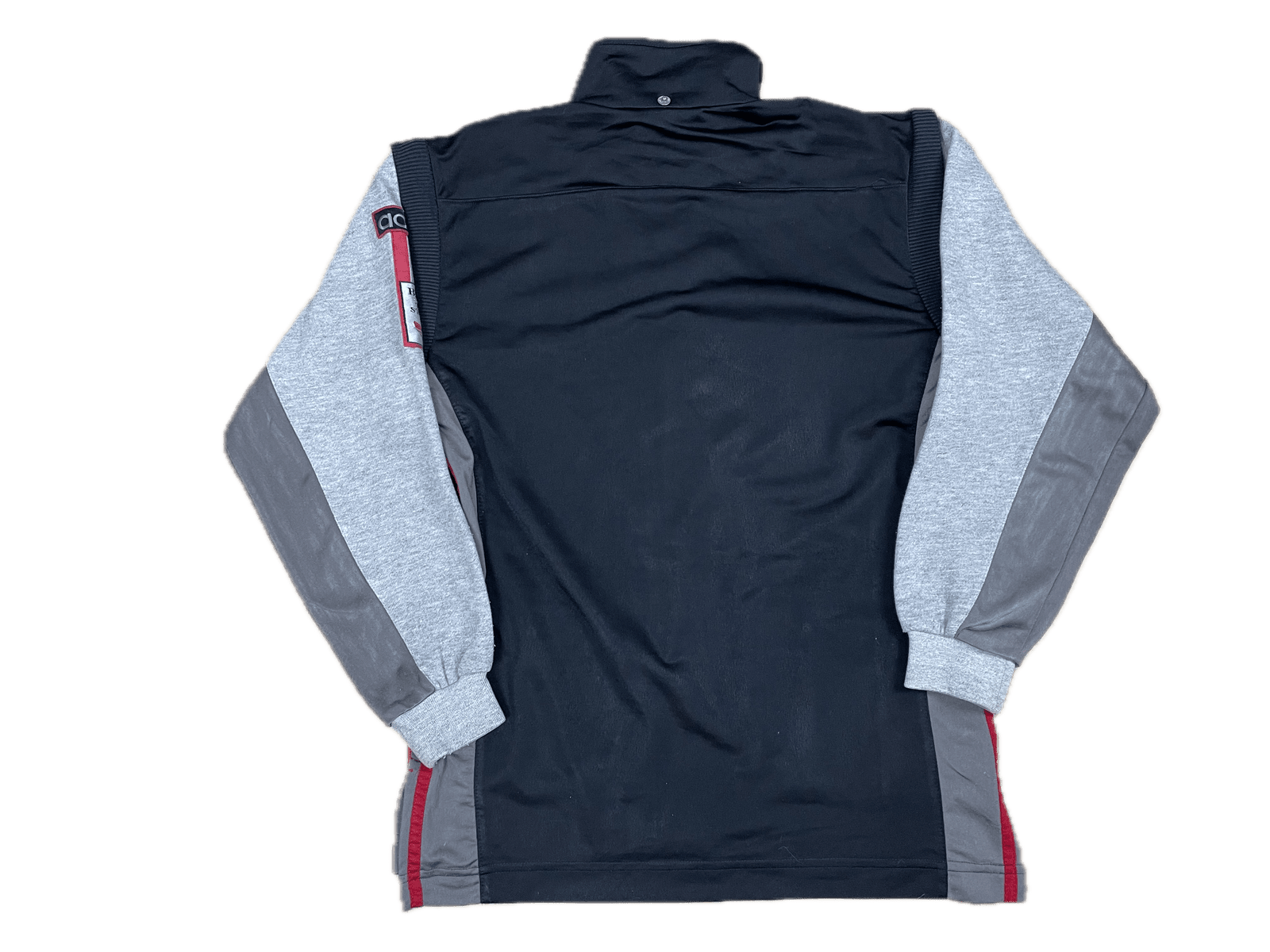 Vintage Adidas Jacke mit abnehmbaren Ärmeln / Weste 2 in 1 Schwarz/Grau M - Retro Damen Jacke & Weste Vintage Klamotten, Secondhand Klamotten, Retro Mode, Nachhaltige Mode, Einzigartige Stücke, Zeitlose Mode, Umweltfreundliche Kleidung, Stilvolle Secondhand Mode, Hochwertige Vintage Kleidung
