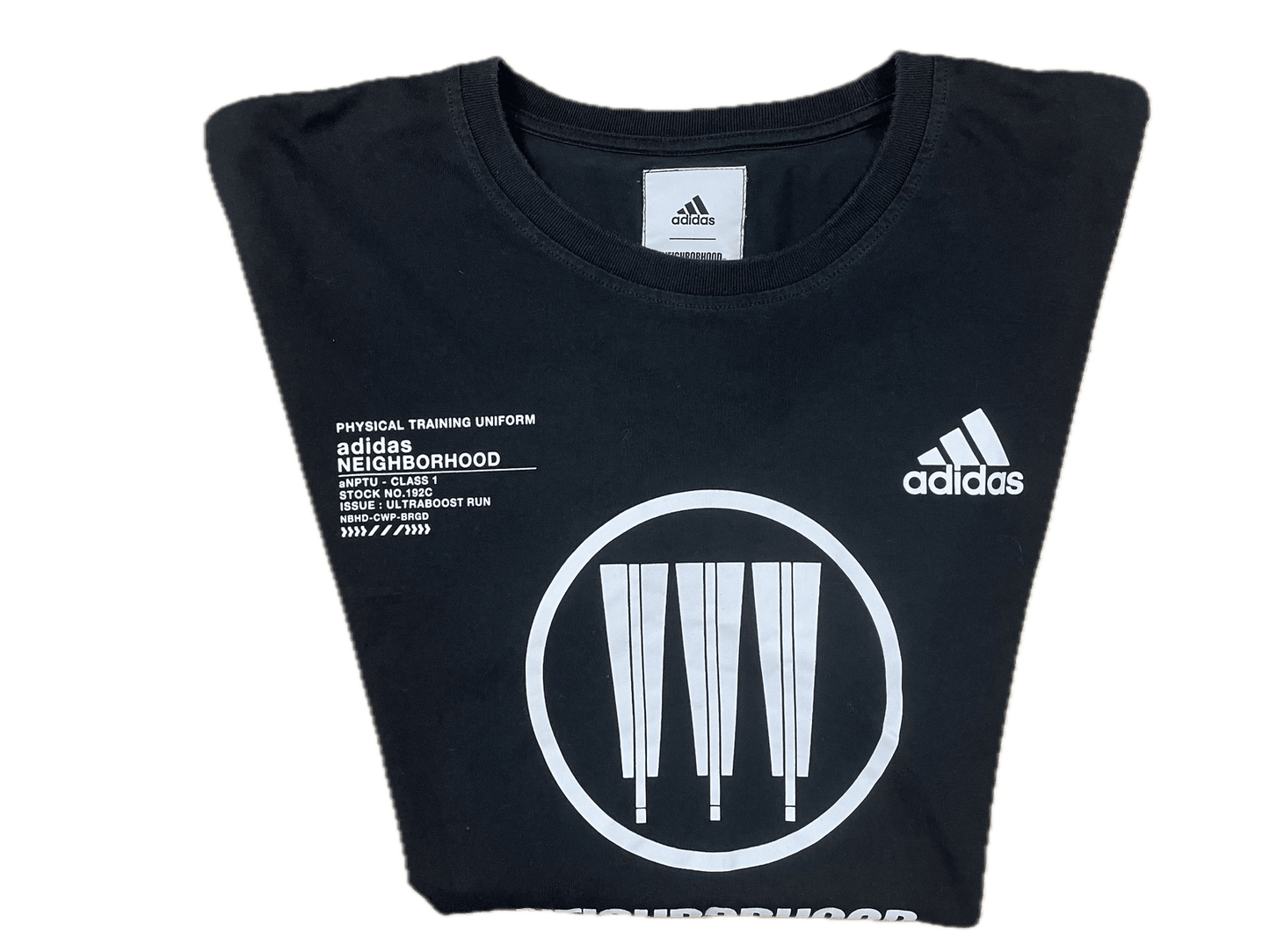 Vintage Adidas Neighborhood T Shirt Schwarz L Klassisches und Bequem