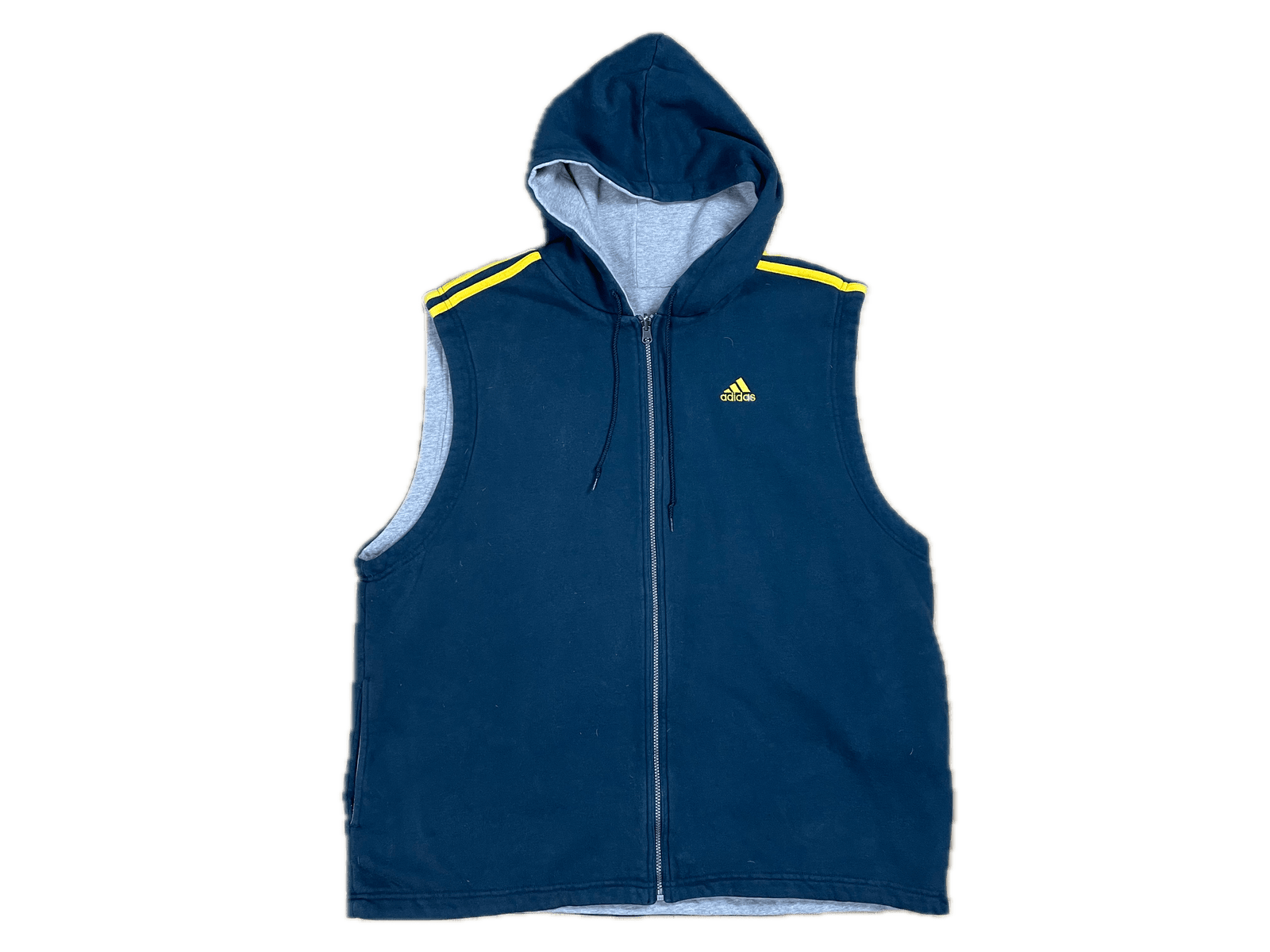Vintage Adidas Weste Dunkelblau XXL - Sportliche und Bequeme Weste Vintage Klamotten, Secondhand Klamotten, Retro Mode, Nachhaltige Mode, Einzigartige Stücke, Zeitlose Mode, Umweltfreundliche Kleidung, Stilvolle Secondhand Mode, Hochwertige Vintage Kleidung