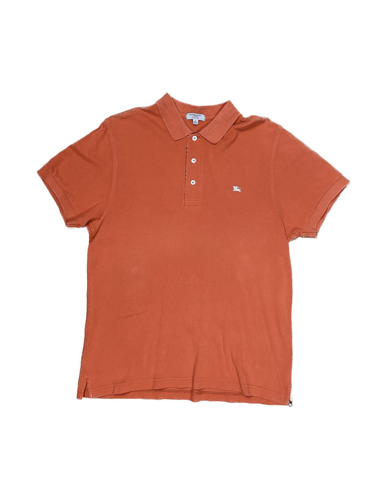 Vintage Burberry Poloshirt Slim Fit Orange L - Klassisches und Elegantes Poloshirt Vintage Klamotten, Secondhand Klamotten, Retro Mode, Nachhaltige Mode, Einzigartige Stücke, Zeitlose Mode, Umweltfreundliche Kleidung, Stilvolle Secondhand Mode, Hochwertige Vintage Kleidung