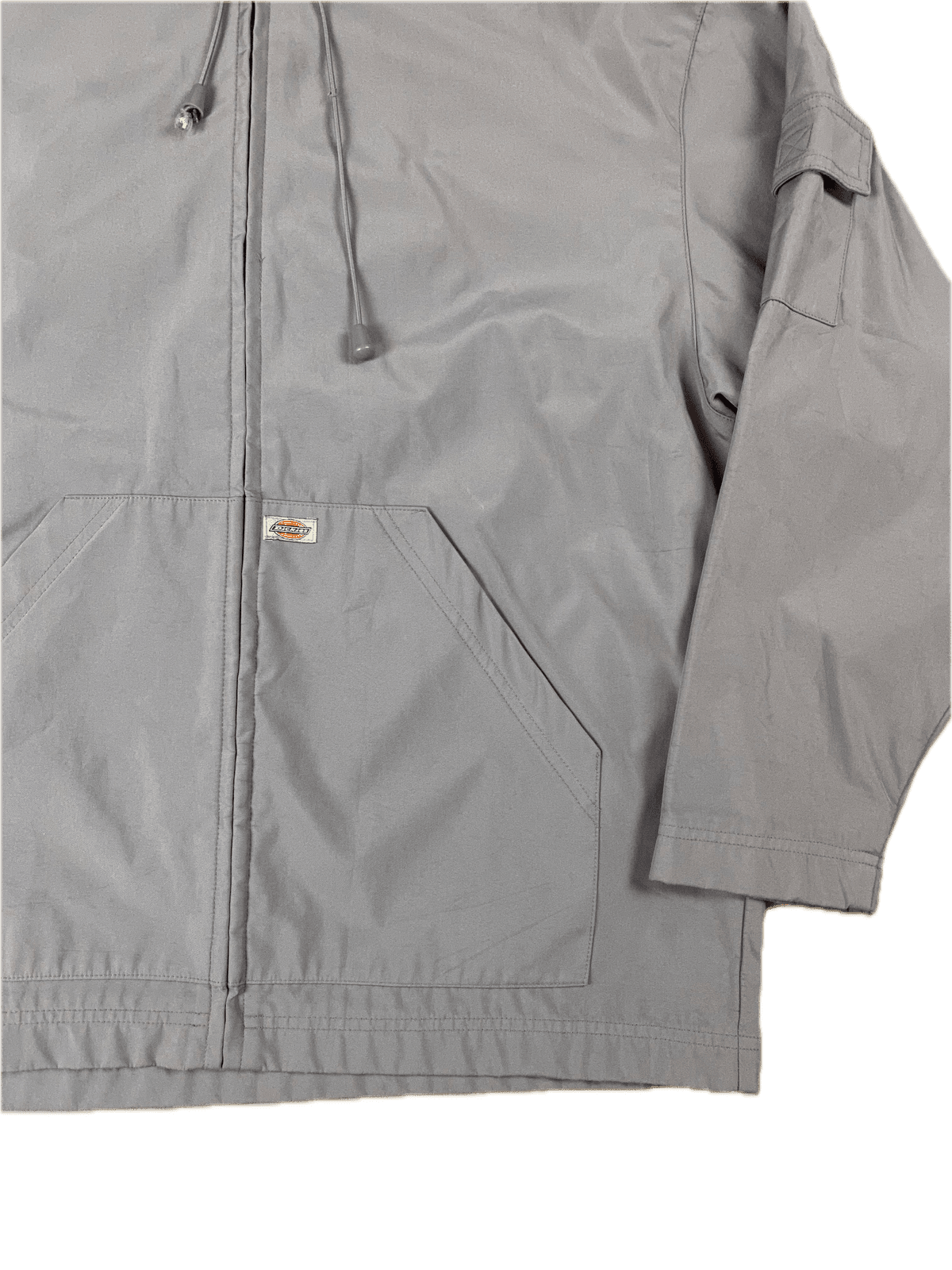 Vintage Dickies Jacke Grau M - Stylische und Bequeme Jacke Vintage Klamotten, Secondhand Klamotten, Retro Mode, Nachhaltige Mode, Einzigartige Stücke, Zeitlose Mode, Umweltfreundliche Kleidung, Stilvolle Secondhand Mode, Hochwertige Vintage Kleidung