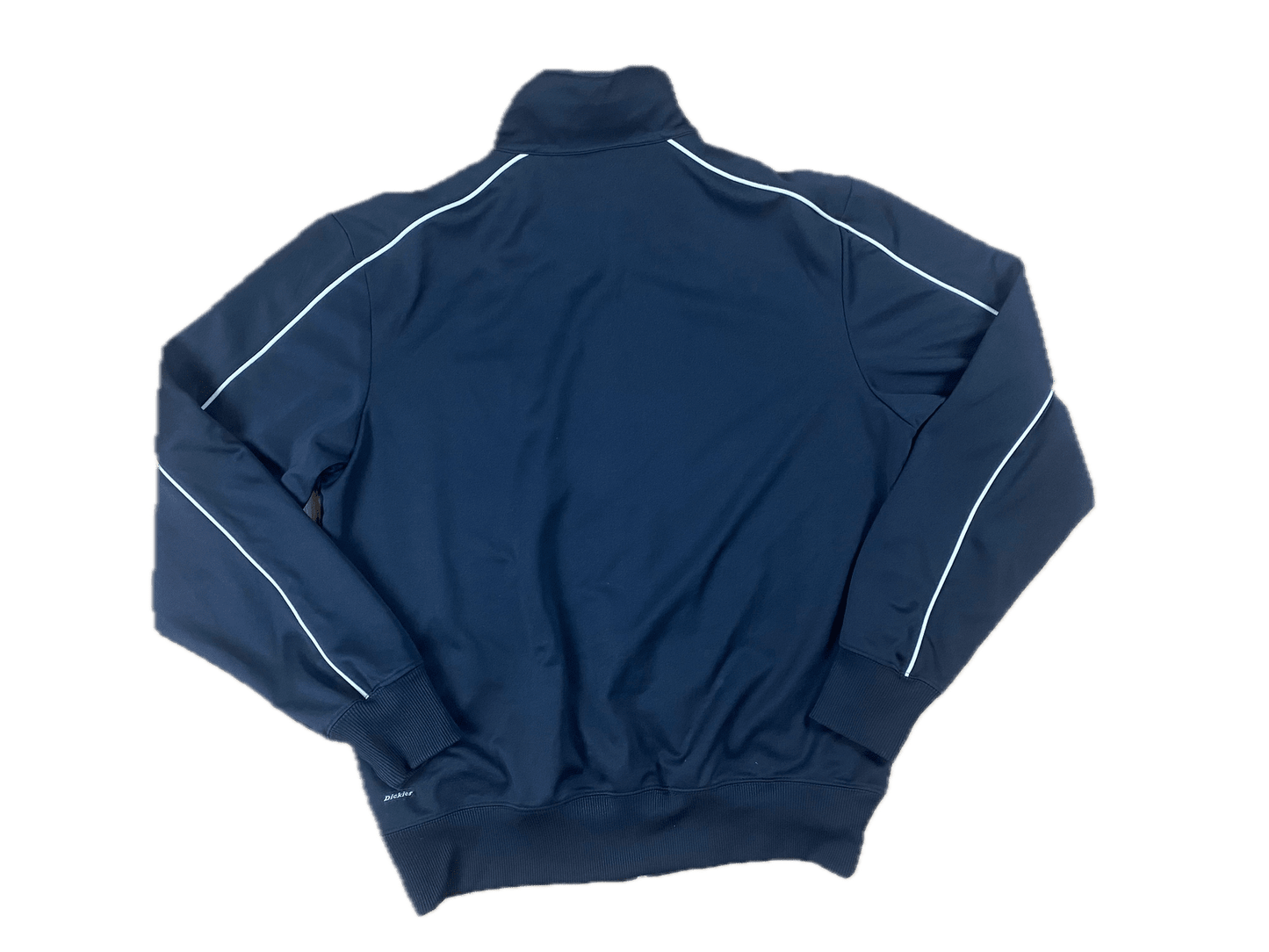 Vintage Dickies Trainingsjacke Schwarz/Rot/Weiß - Leichte Damen Sportjacke Vintage Klamotten, Secondhand Klamotten, Retro Mode, Nachhaltige Mode, Einzigartige Stücke, Zeitlose Mode, Umweltfreundliche Kleidung, Stilvolle Secondhand Mode, Hochwertige Vintage Kleidung