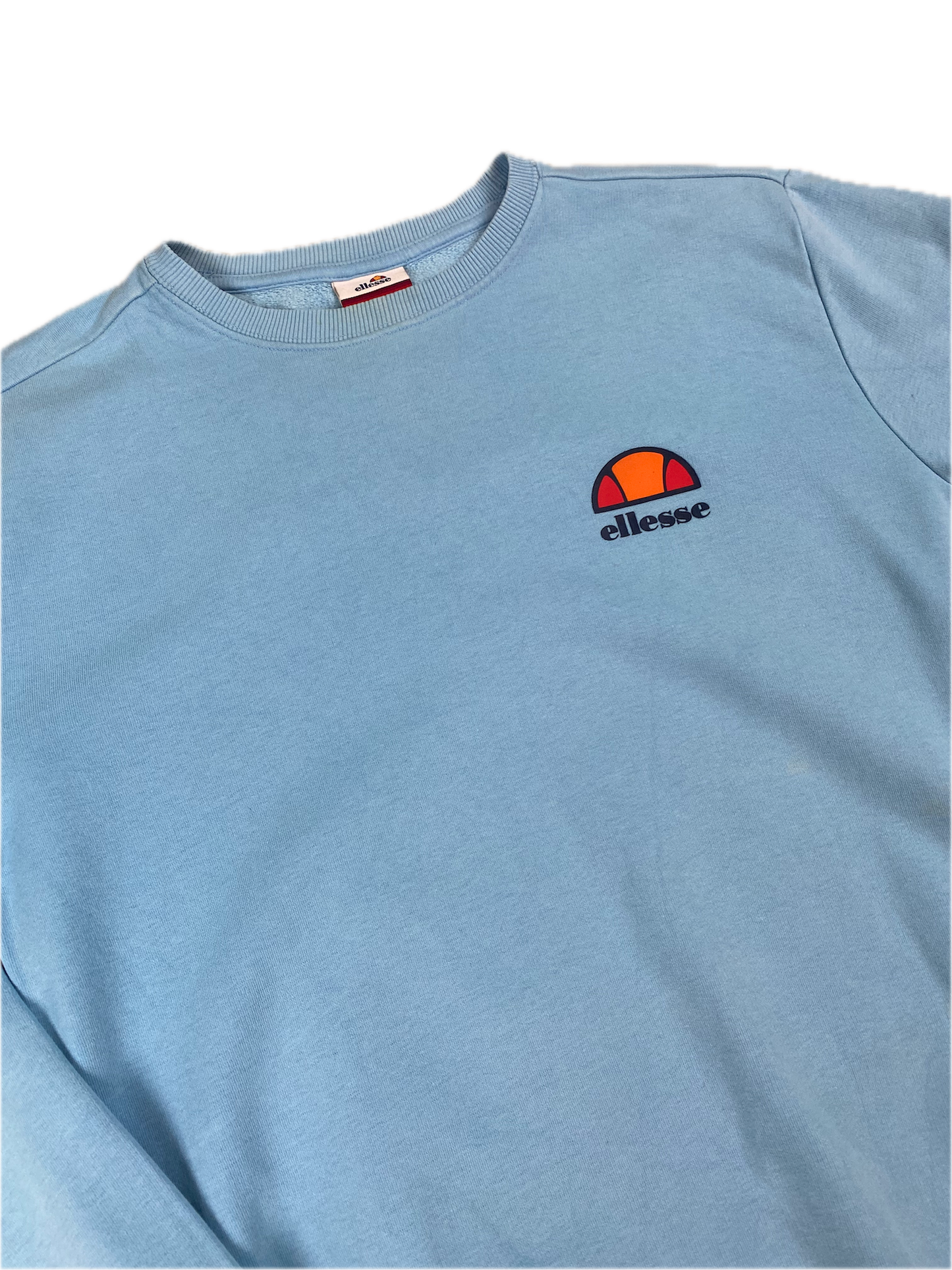 Vintage Elleesse Sweater Blau S - Lockerer Herren Pullover Vintage Klamotten, Secondhand Klamotten, Retro Mode, Nachhaltige Mode, Einzigartige Stücke, Zeitlose Mode, Umweltfreundliche Kleidung, Stilvolle Secondhand Mode, Hochwertige Vintage Kleidung