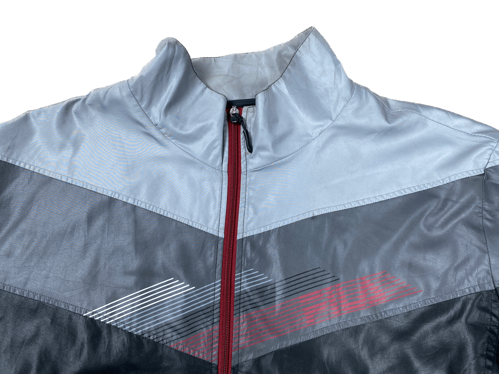 Vintage FILA Leichte Jacke Schwarz/Grau XXL - Lockere Herren Jacke Vintage Klamotten, Secondhand Klamotten, Retro Mode, Nachhaltige Mode, Einzigartige Stücke, Zeitlose Mode, Umweltfreundliche Kleidung, Stilvolle Secondhand Mode, Hochwertige Vintage Kleidung