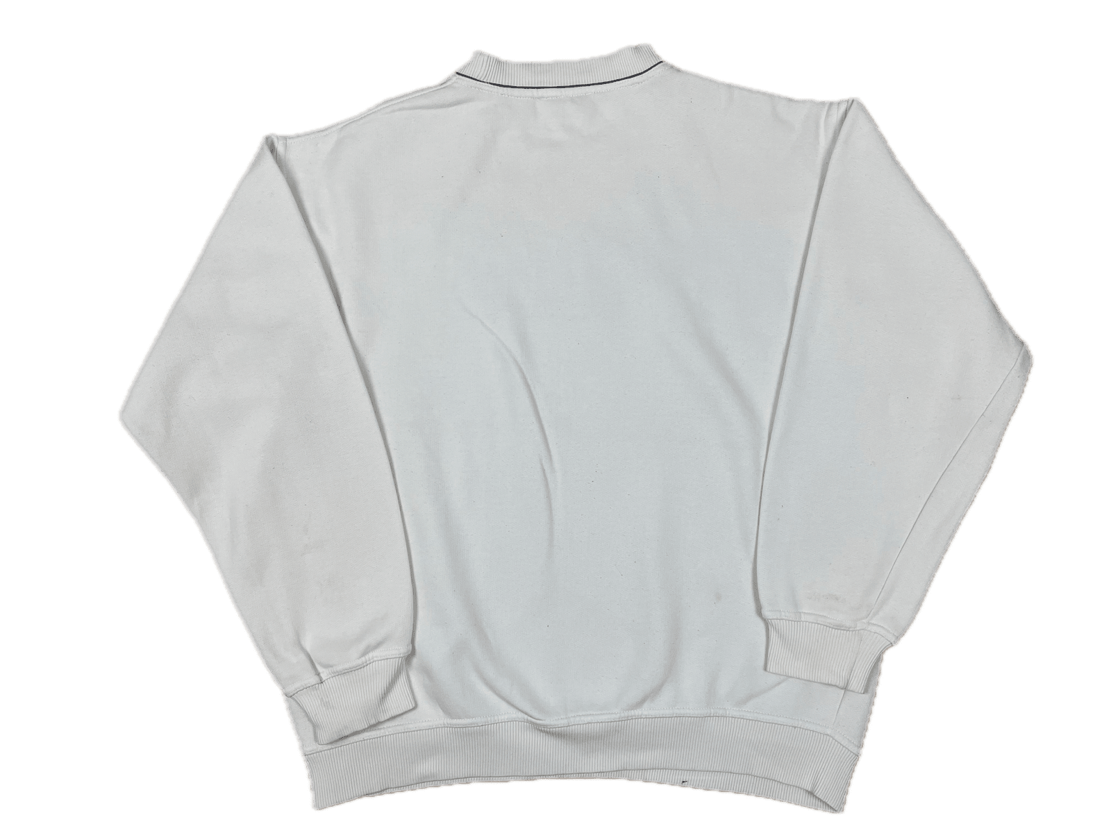 Vintage Fila Sweater Pullover Weiß M - Klassischer und Bequemer Pullover Vintage Klamotten, Secondhand Klamotten, Retro Mode, Nachhaltige Mode, Einzigartige Stücke, Zeitlose Mode, Umweltfreundliche Kleidung, Stilvolle Secondhand Mode, Hochwertige Vintage Kleidung