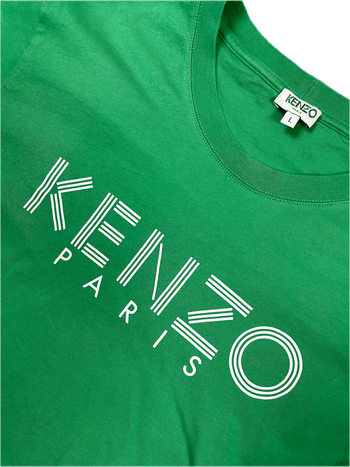 Vintage Kenzo Paris T-Shirt Grün L - Basic Bequemes Herren Shirt Vintage Klamotten, Secondhand Klamotten, Retro Mode, Nachhaltige Mode, Einzigartige Stücke, Zeitlose Mode, Umweltfreundliche Kleidung, Stilvolle Secondhand Mode, Hochwertige Vintage Kleidung