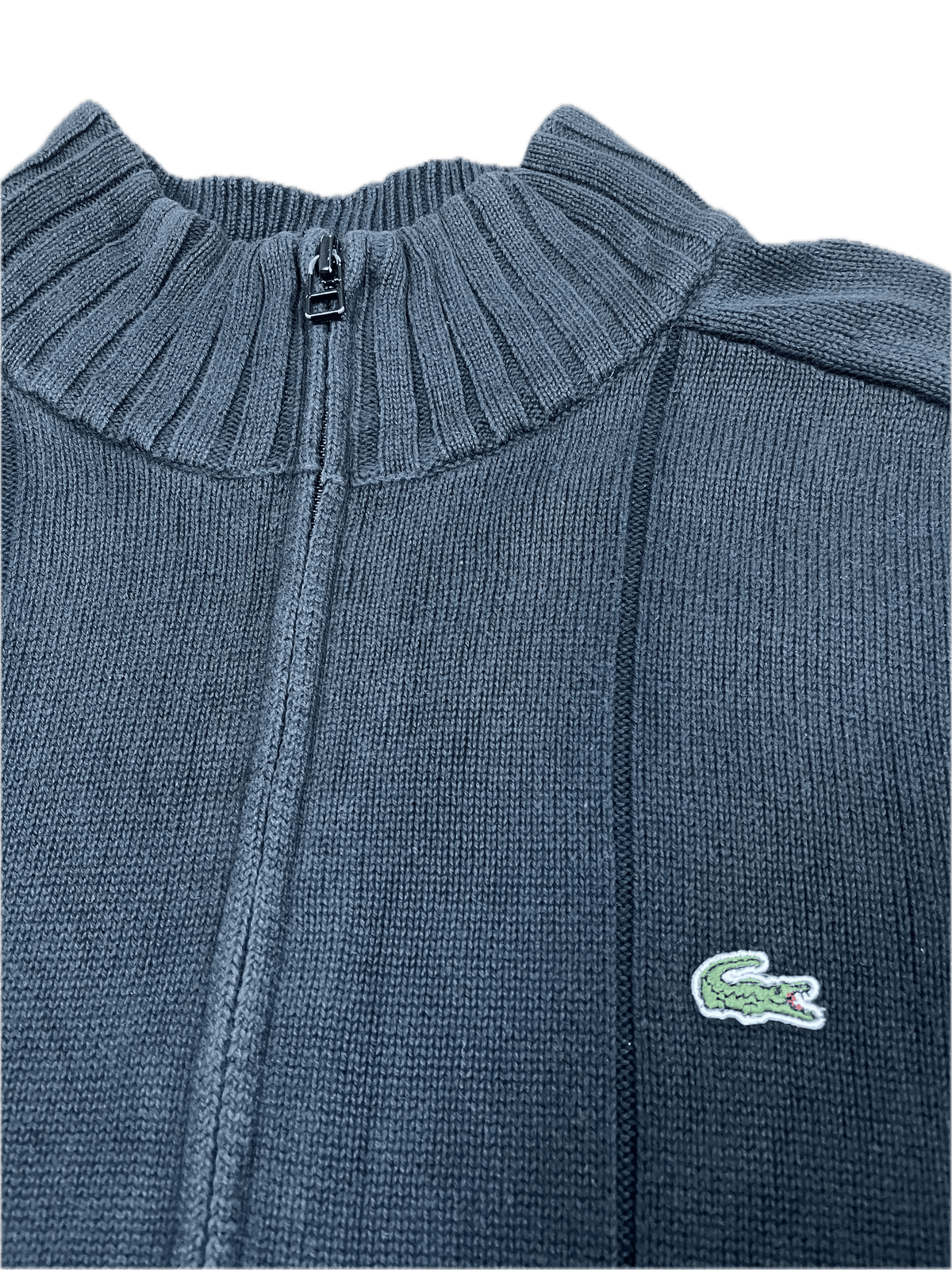 Vintage Lacoste Strickjacke Schwarz M - Schlichte Leichte Herren Jacke Vintage Klamotten, Secondhand Klamotten, Retro Mode, Nachhaltige Mode, Einzigartige Stücke, Zeitlose Mode, Umweltfreundliche Kleidung, Stilvolle Secondhand Mode, Hochwertige Vintage Kleidung