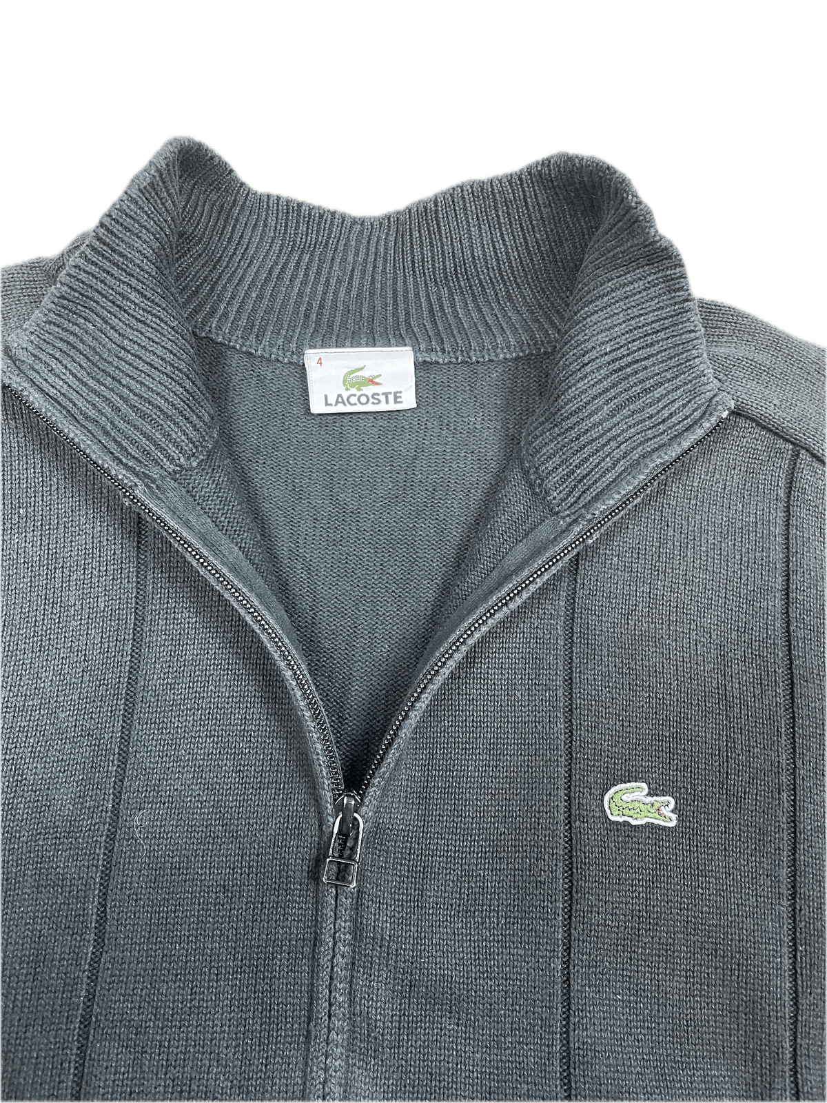 Vintage Lacoste Strickjacke Schwarz M - Schlichte Leichte Herren Jacke Vintage Klamotten, Secondhand Klamotten, Retro Mode, Nachhaltige Mode, Einzigartige Stücke, Zeitlose Mode, Umweltfreundliche Kleidung, Stilvolle Secondhand Mode, Hochwertige Vintage Kleidung