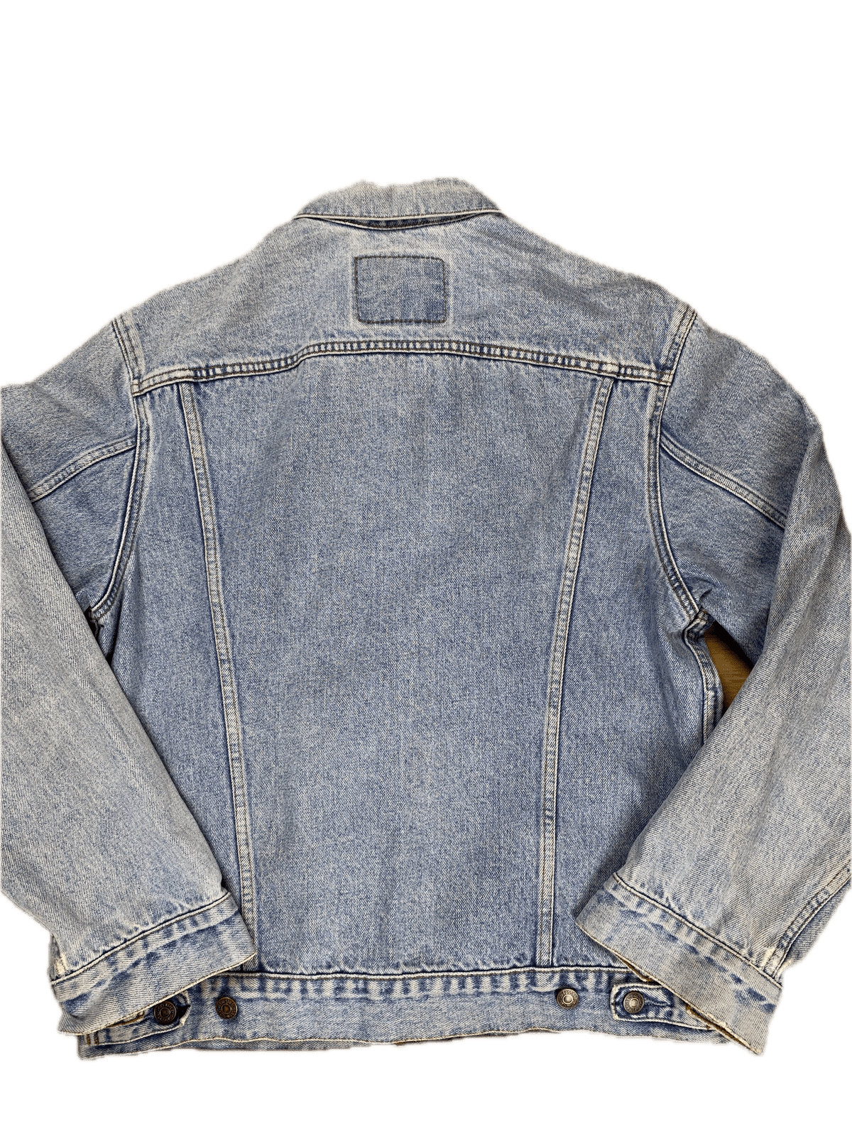 Vintage Levi‘s Jeansjacke Hellblau Verwaschen M - Basic Coole Herren Jacke Vintage Klamotten, Secondhand Klamotten, Retro Mode, Nachhaltige Mode, Einzigartige Stücke, Zeitlose Mode, Umweltfreundliche Kleidung, Stilvolle Secondhand Mode, Hochwertige Vintage Kleidung