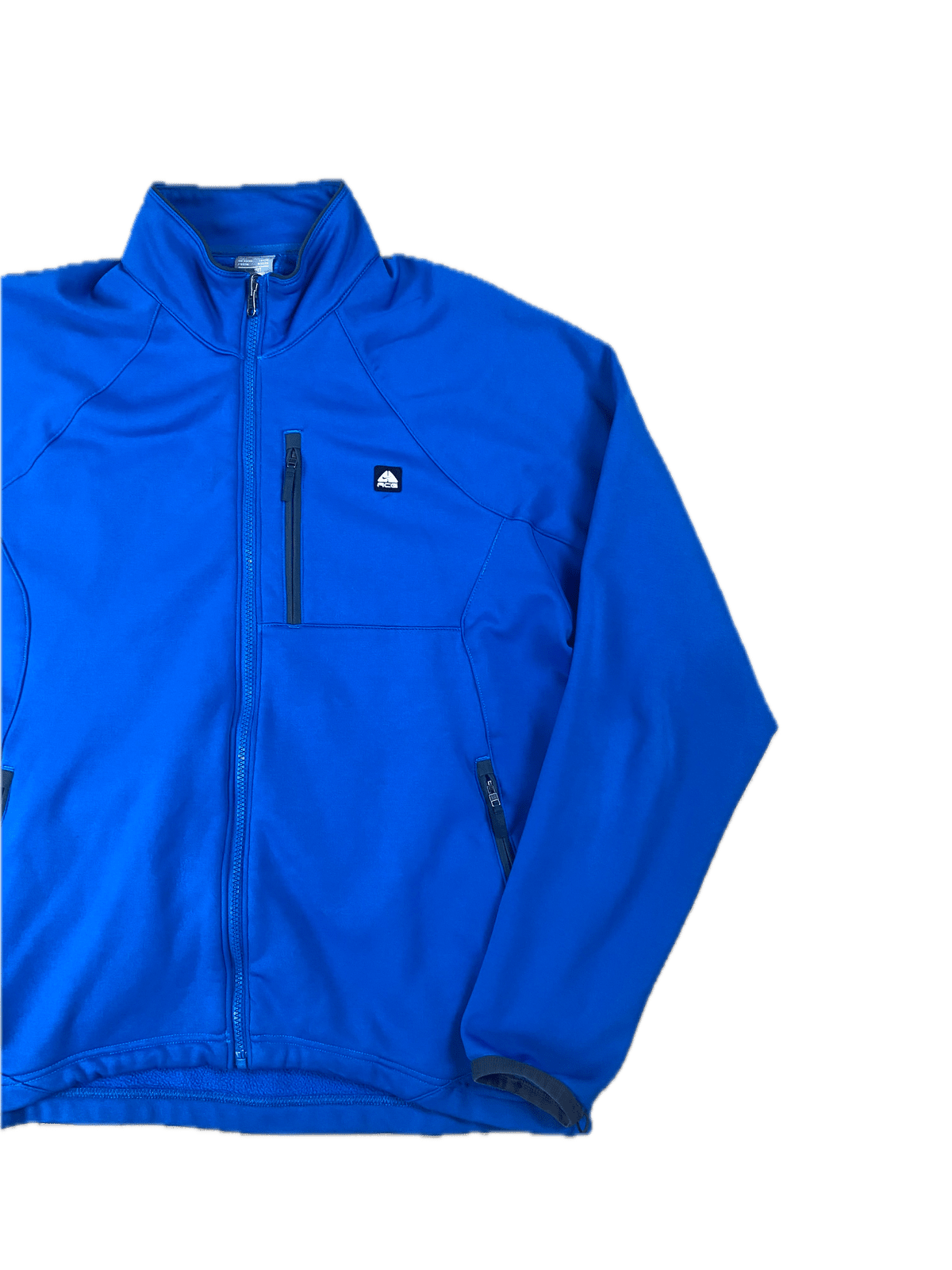 Vintage Nike ACG Jacke Therma-Fit Blau L - Funktionale und Bequeme Jacke Vintage Klamotten, Secondhand Klamotten, Retro Mode, Nachhaltige Mode, Einzigartige Stücke, Zeitlose Mode, Umweltfreundliche Kleidung, Stilvolle Secondhand Mode, Hochwertige Vintage Kleidung