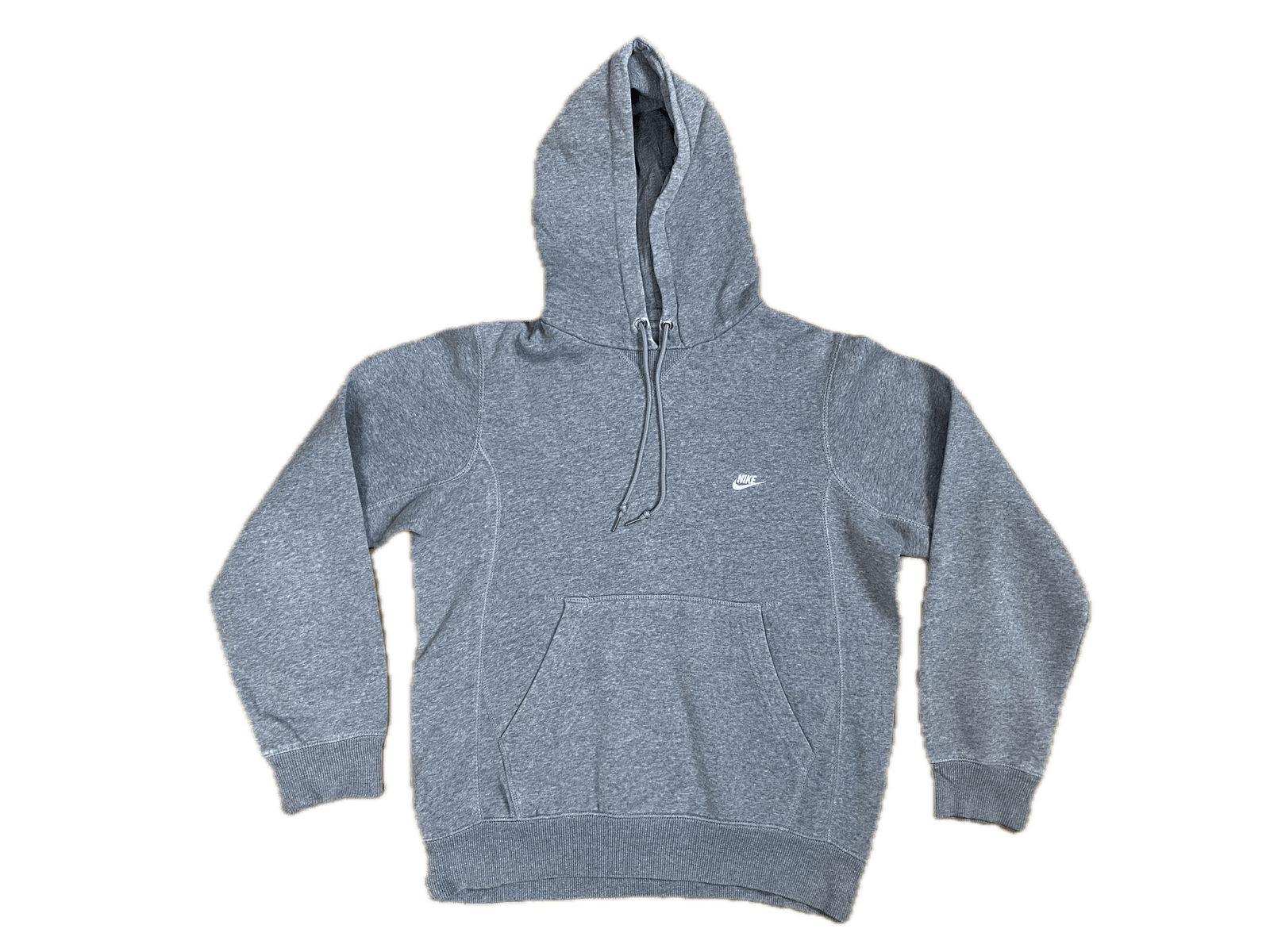 Vintage Nike Hoodie Grau S - Stylischer und Bequemer Hoodie Vintage Klamotten, Secondhand Klamotten, Retro Mode, Nachhaltige Mode, Einzigartige Stücke, Zeitlose Mode, Umweltfreundliche Kleidung, Stilvolle Secondhand Mode, Hochwertige Vintage Kleidung