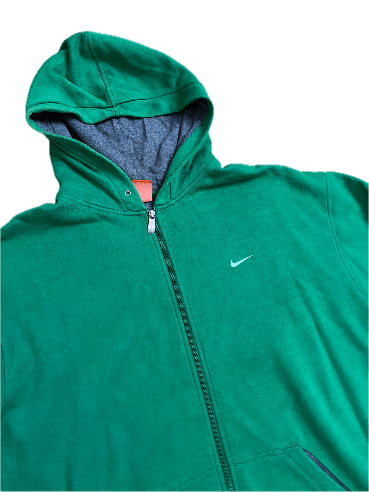 Vintage Nike Kapuzenjacke Grün XL - Sportliche Herren Trainingsjacke Vintage Klamotten, Secondhand Klamotten, Retro Mode, Nachhaltige Mode, Einzigartige Stücke, Zeitlose Mode, Umweltfreundliche Kleidung, Stilvolle Secondhand Mode, Hochwertige Vintage Kleidung