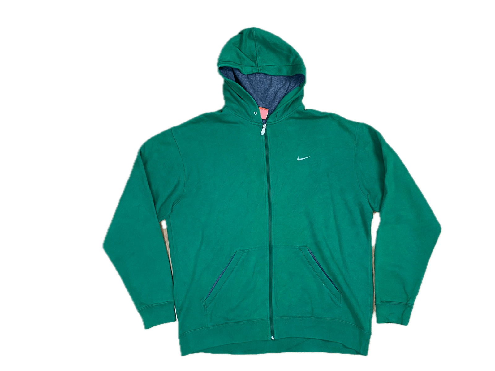 Vintage Nike Kapuzenjacke Grün XL - Sportliche Herren Trainingsjacke Vintage Klamotten, Secondhand Klamotten, Retro Mode, Nachhaltige Mode, Einzigartige Stücke, Zeitlose Mode, Umweltfreundliche Kleidung, Stilvolle Secondhand Mode, Hochwertige Vintage Kleidung