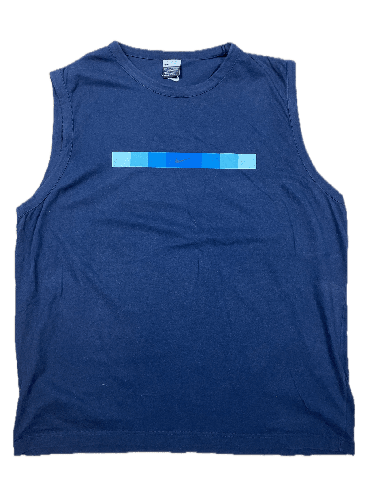 Vintage Nike Top Tanktop Muskelshirt Dunkelblau XL - Stylisches und Bequemes Tanktop Vintage Klamotten, Secondhand Klamotten, Retro Mode, Nachhaltige Mode, Einzigartige Stücke, Zeitlose Mode, Umweltfreundliche Kleidung, Stilvolle Secondhand Mode, Hochwertige Vintage Kleidung